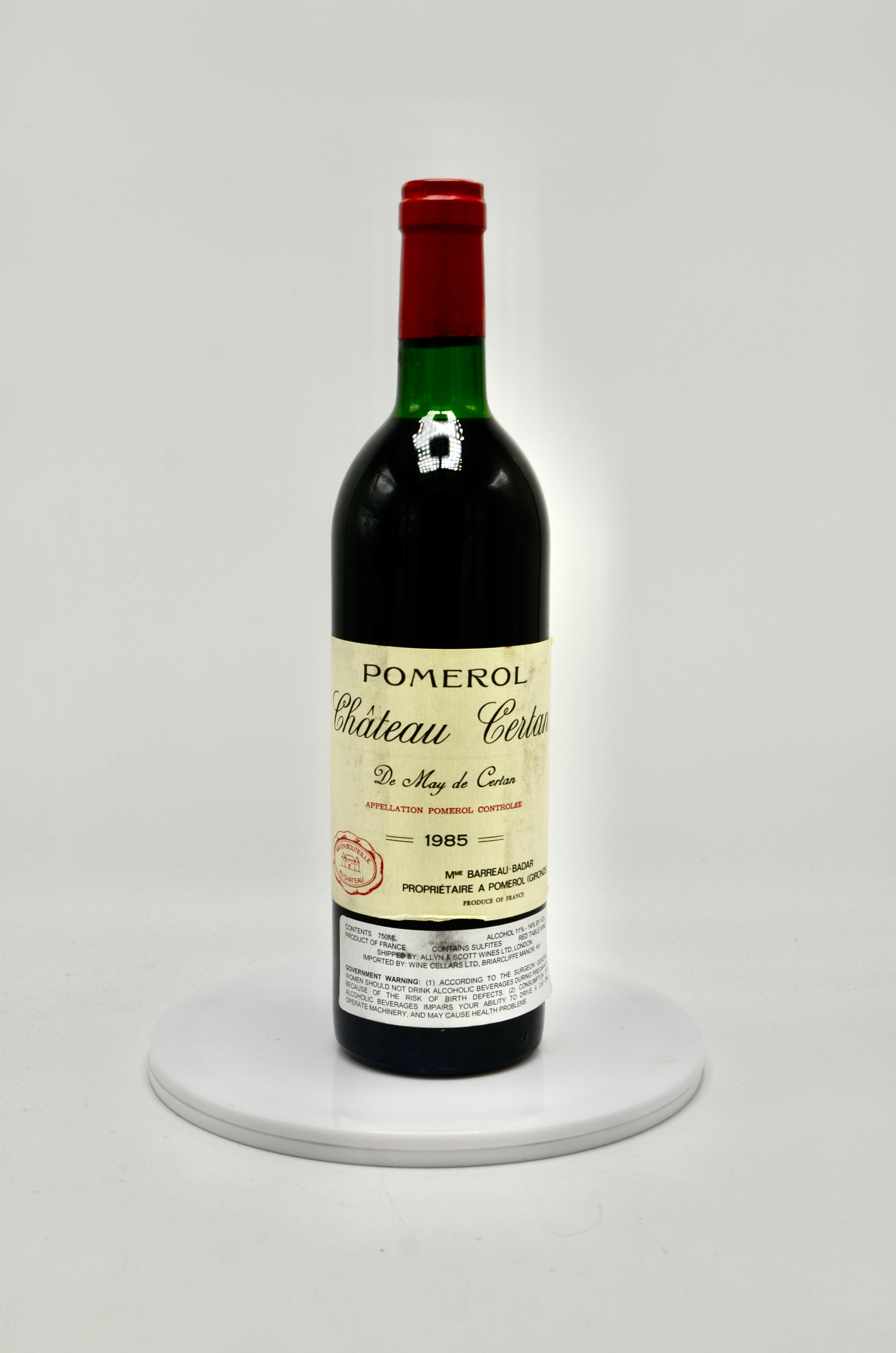 1985 Chateau Certan de May, Pomerol