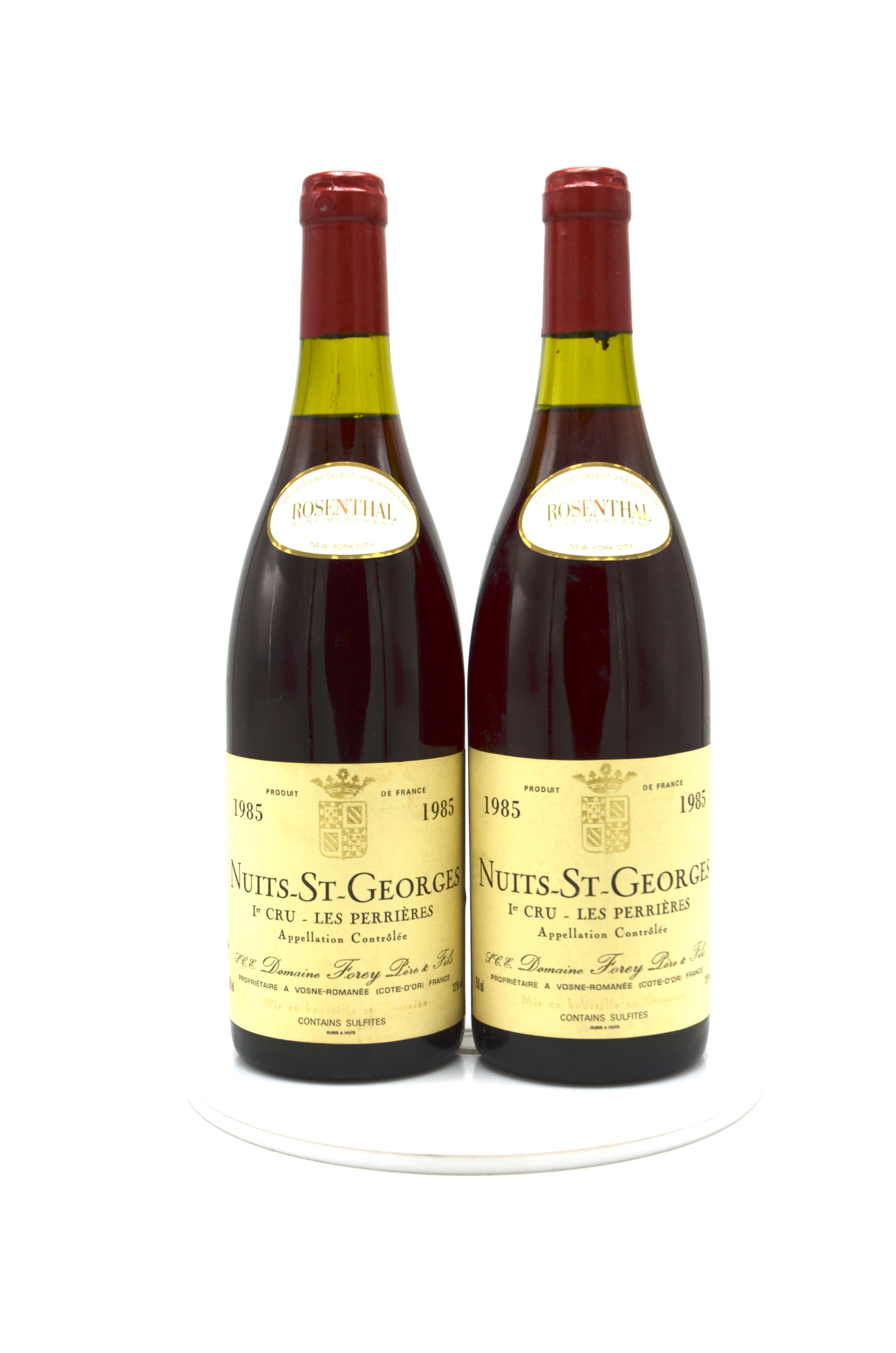 1985 Domaine Forey Pere et Fils Nuits St. Georges, Les Perrieres, Premier Cru