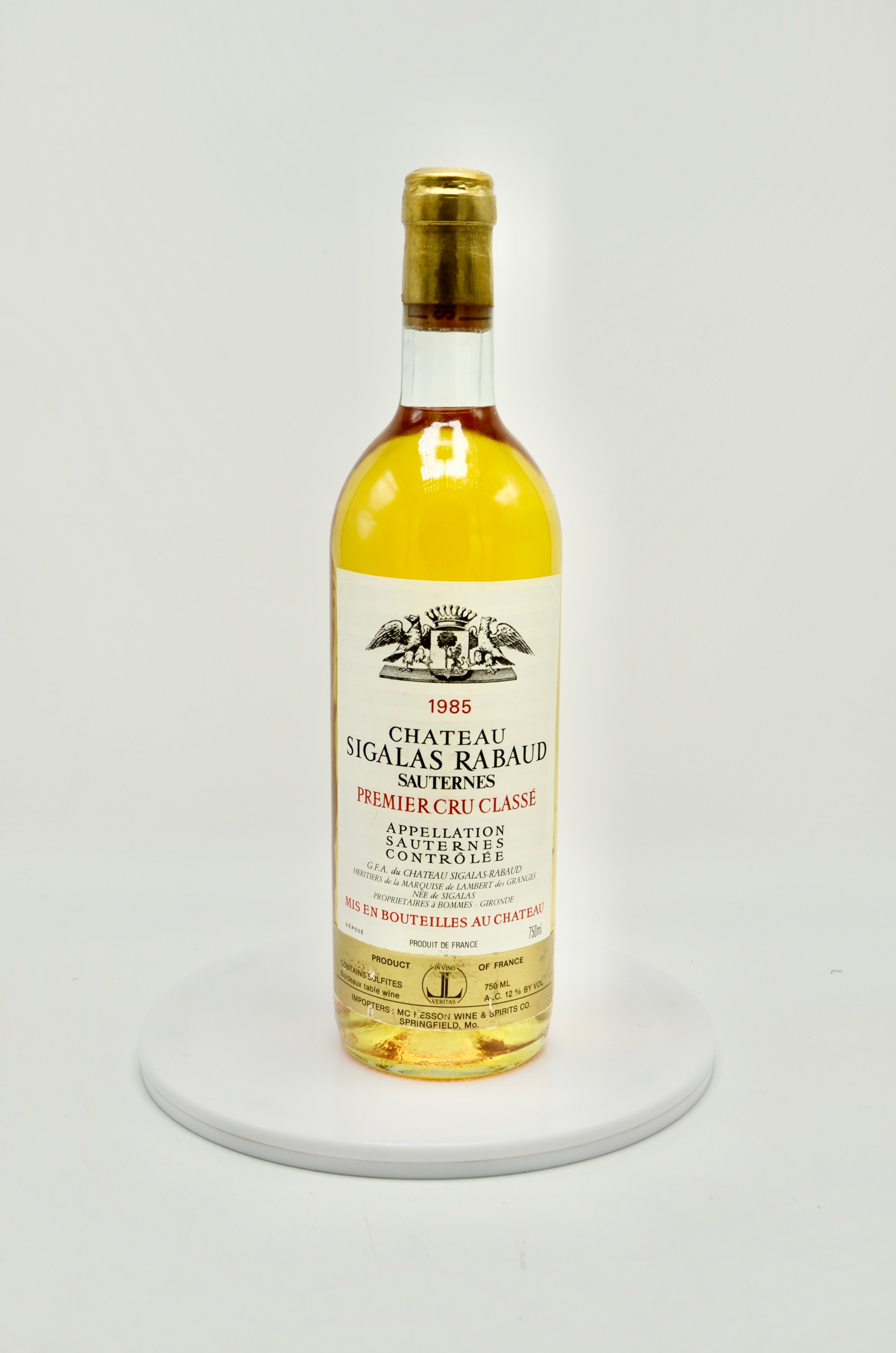 1985 Château Sigalas Rabaud, Sauternes