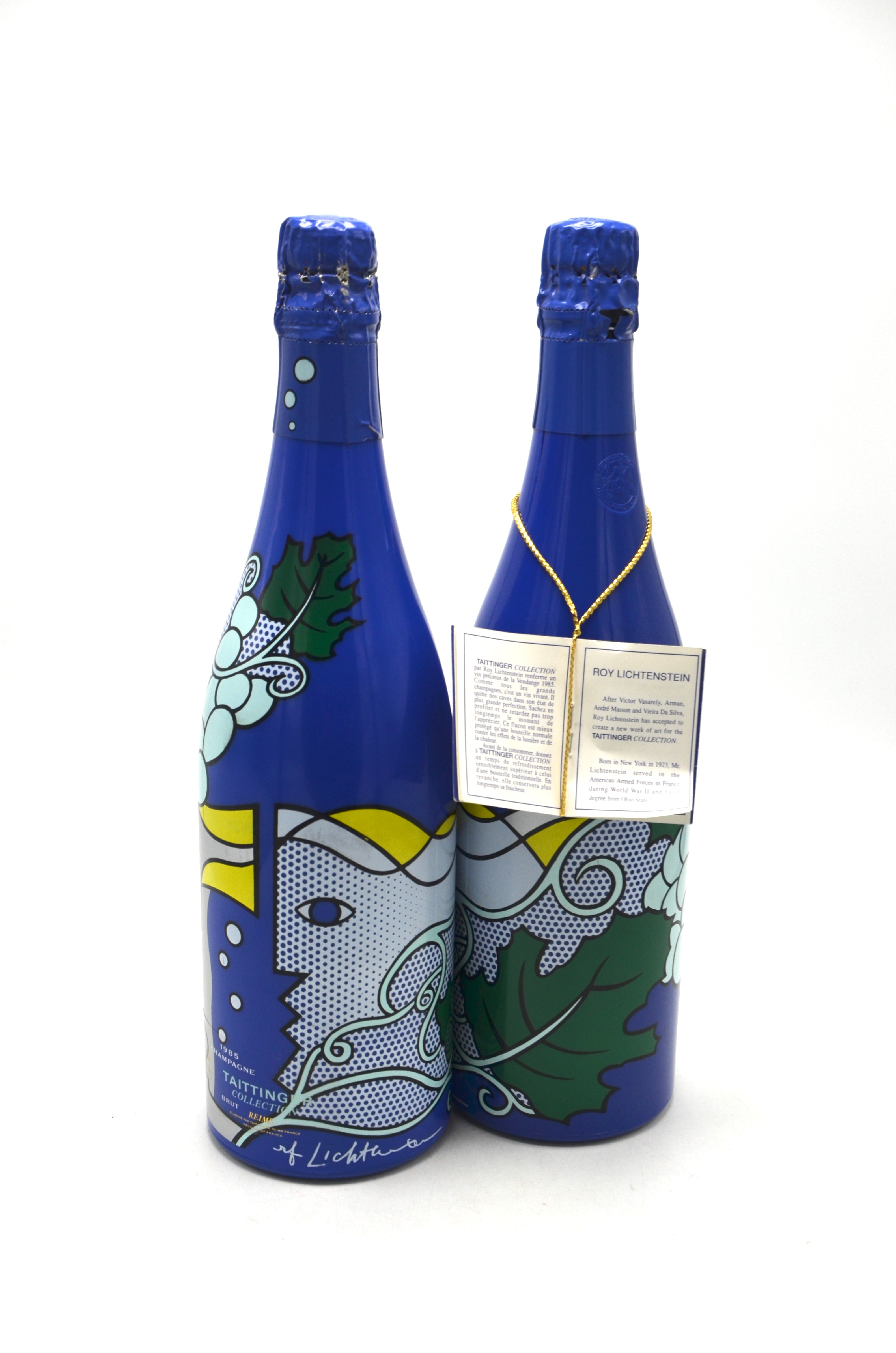 1985 Taittinger Vintage Brut Champagne, Artist Collection (Roy Lichtenstein)
