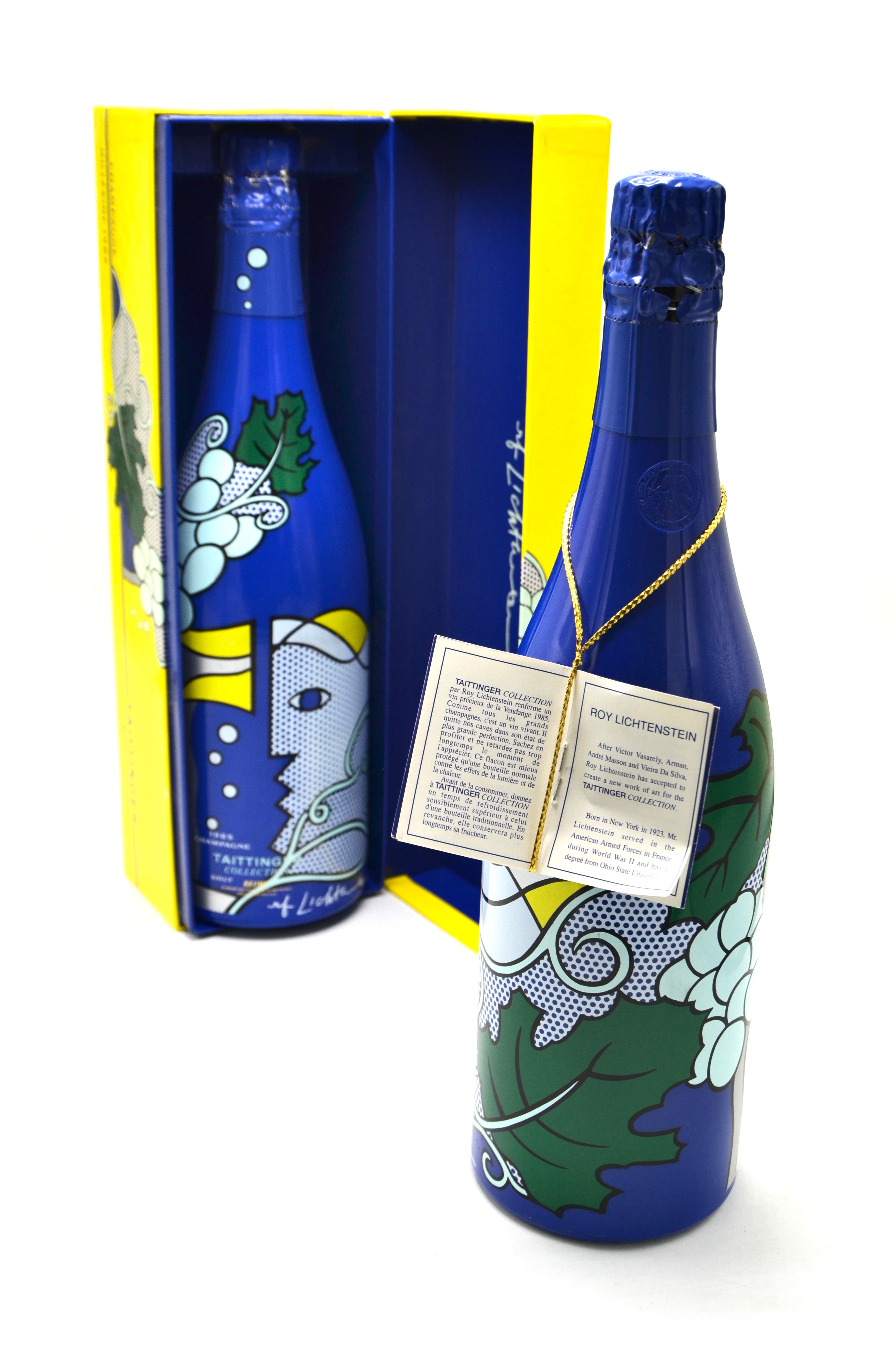 1985 Taittinger Vintage Brut Champagne, Artist Collection (Roy Lichtenstein)