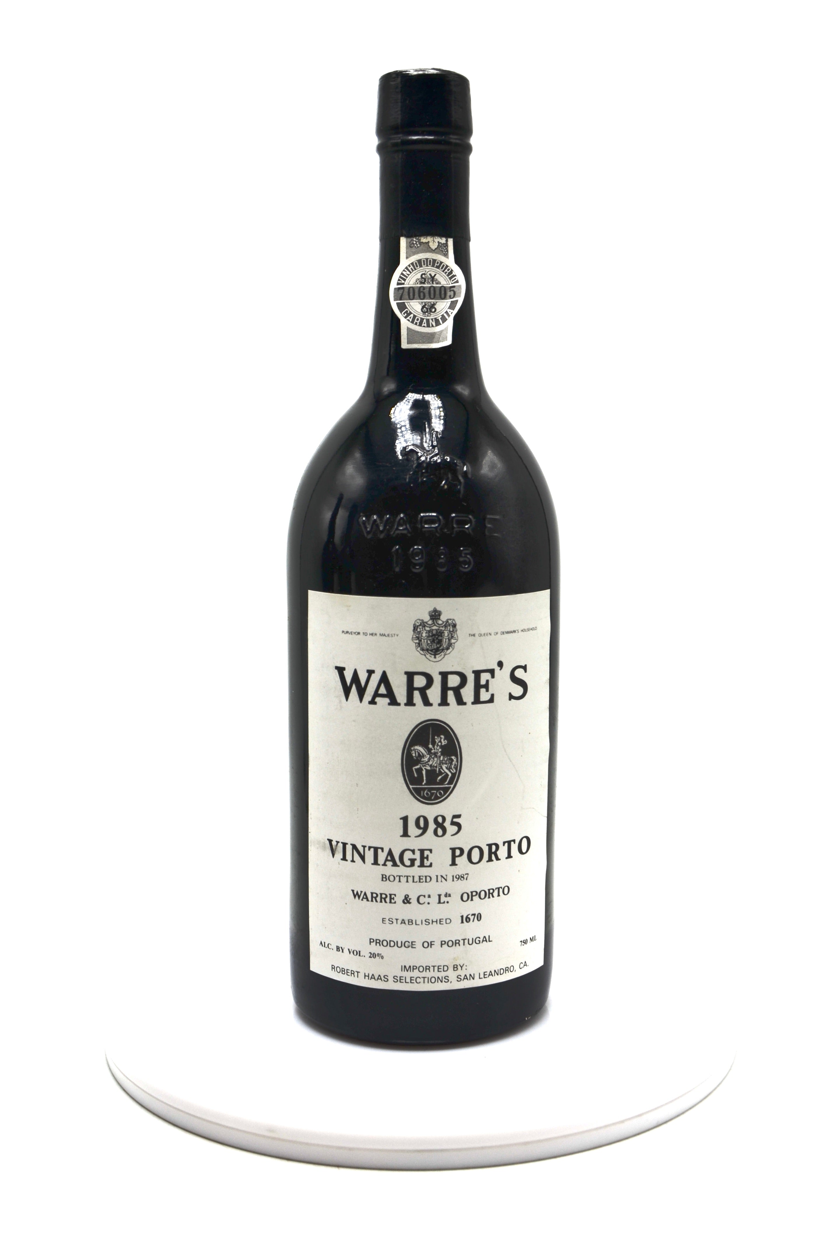 1985 Warre's Vintage Port