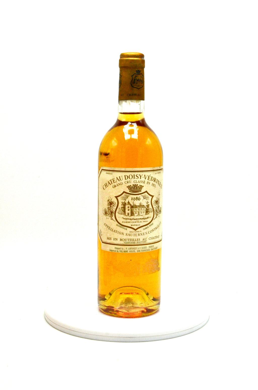 1986 Château Doisy-Vedrines, Sauternes