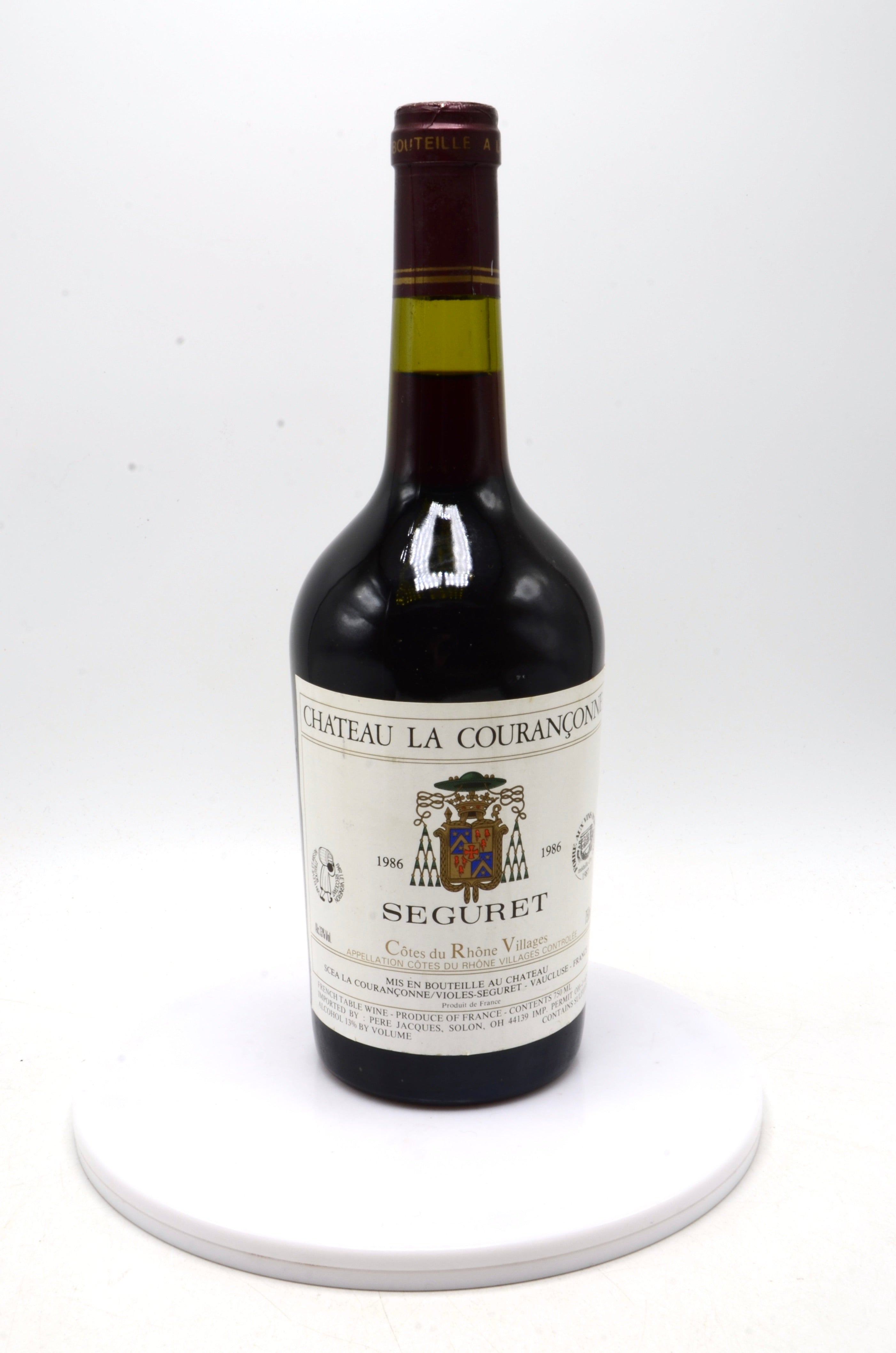 1986 Chateau La Couranconne, Seguret, Cotes du Rhone Villages