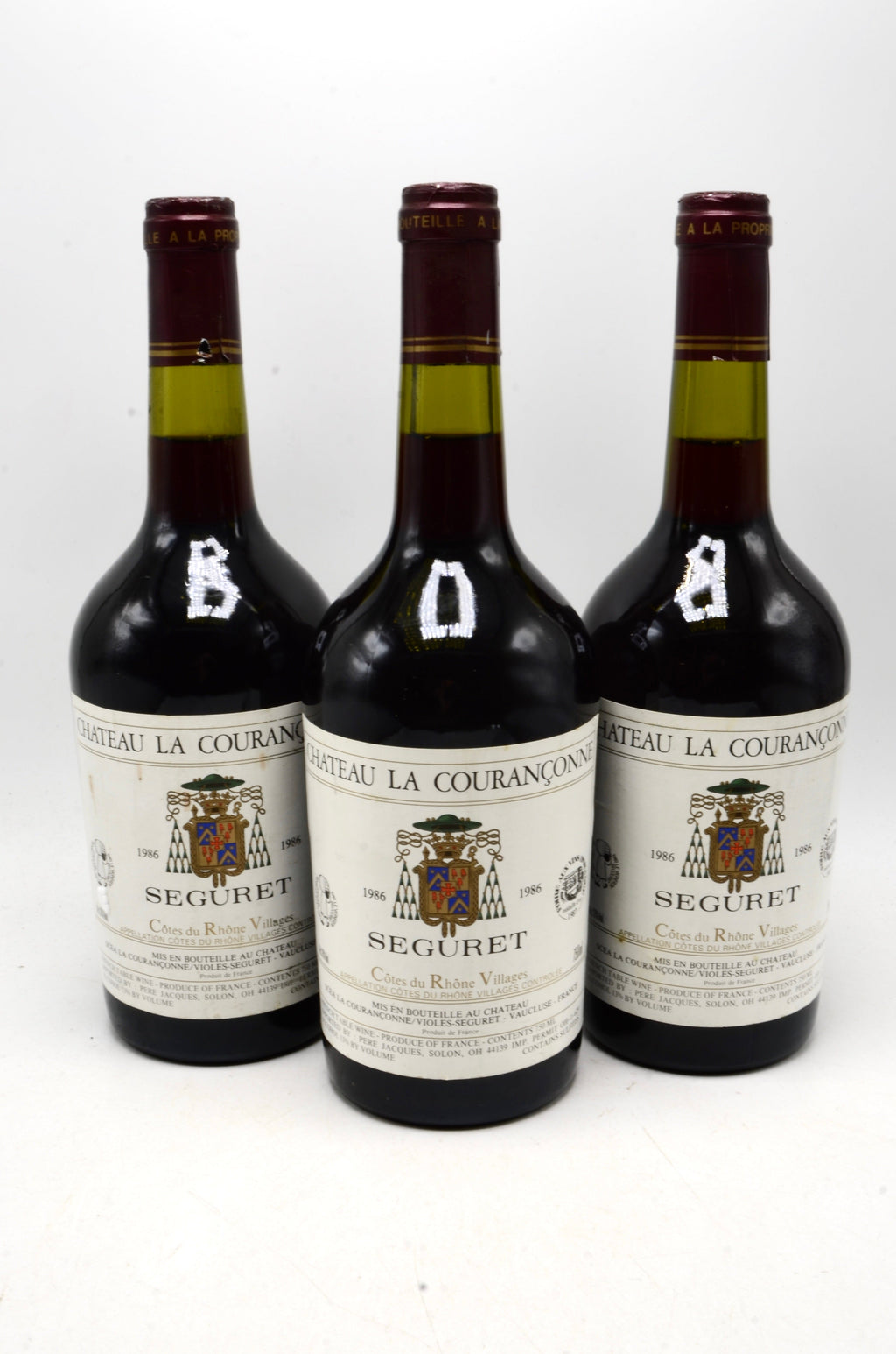 1986 Chateau La Couranconne, Seguret, Cotes du Rhone Villages