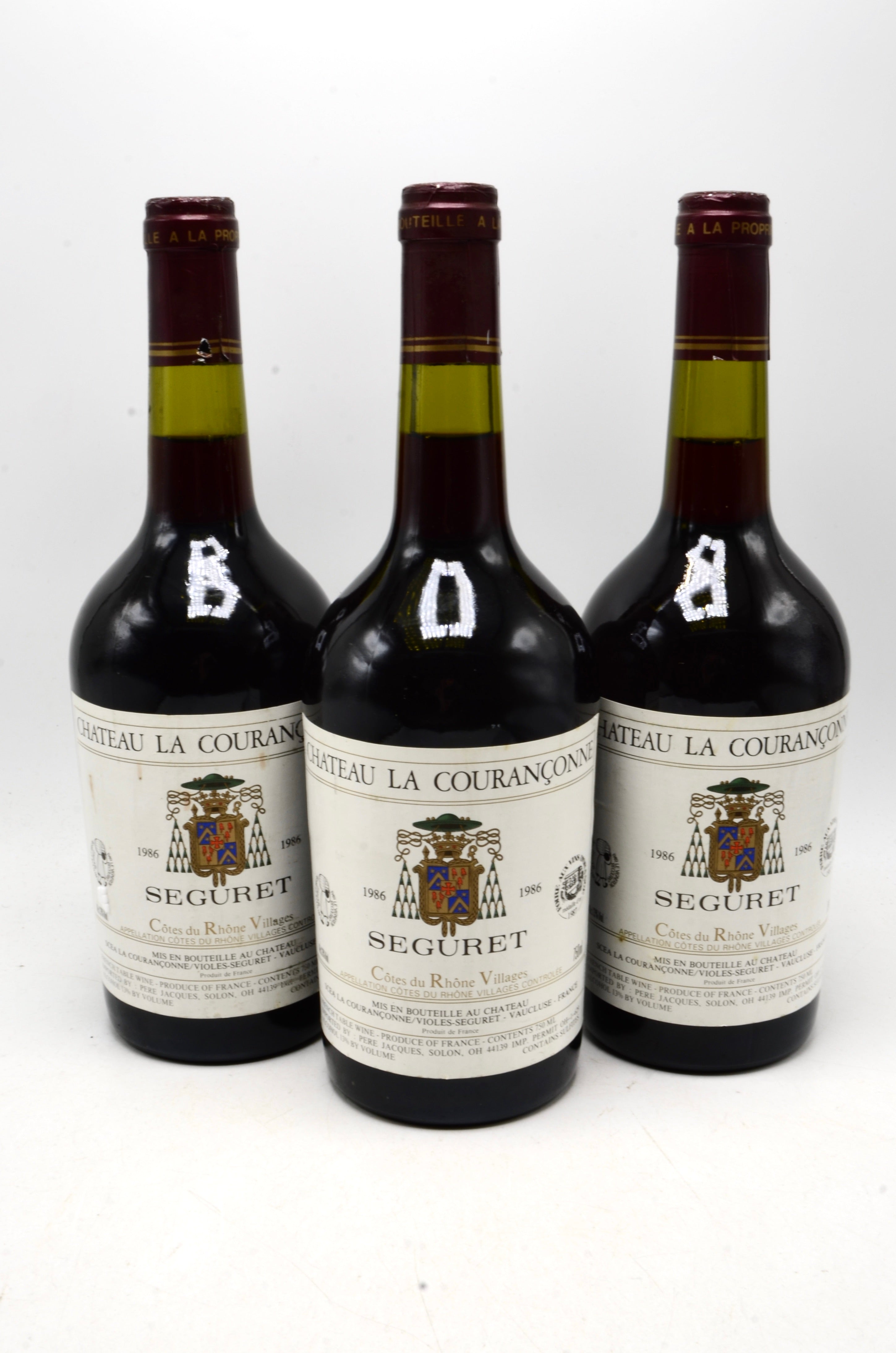 1986 Chateau La Couranconne, Seguret, Cotes du Rhone Villages