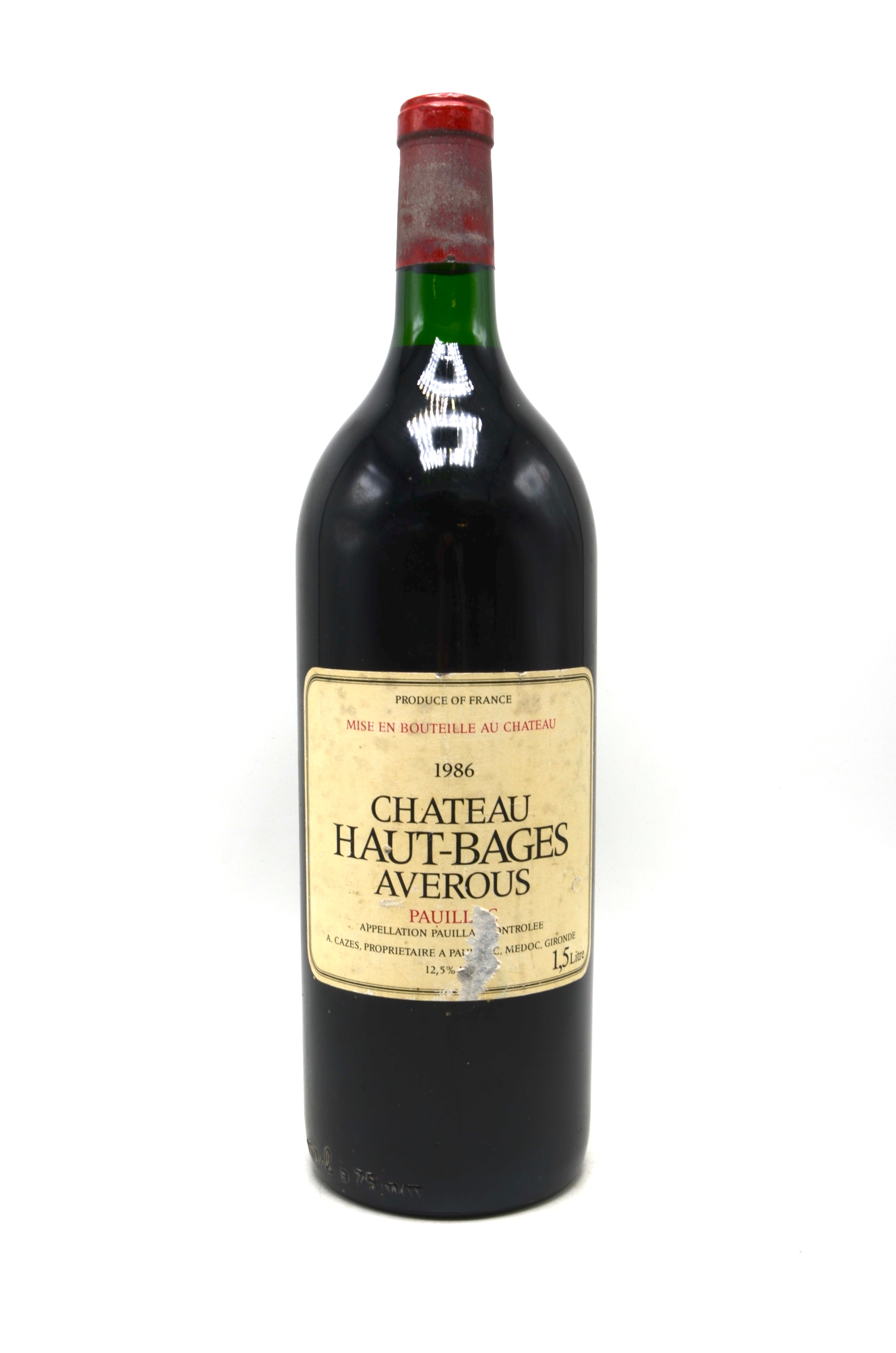 1986 Château Haut-Bages Averous, Pauillac [Ch. Lynch Bages' 2nd] (magnum)