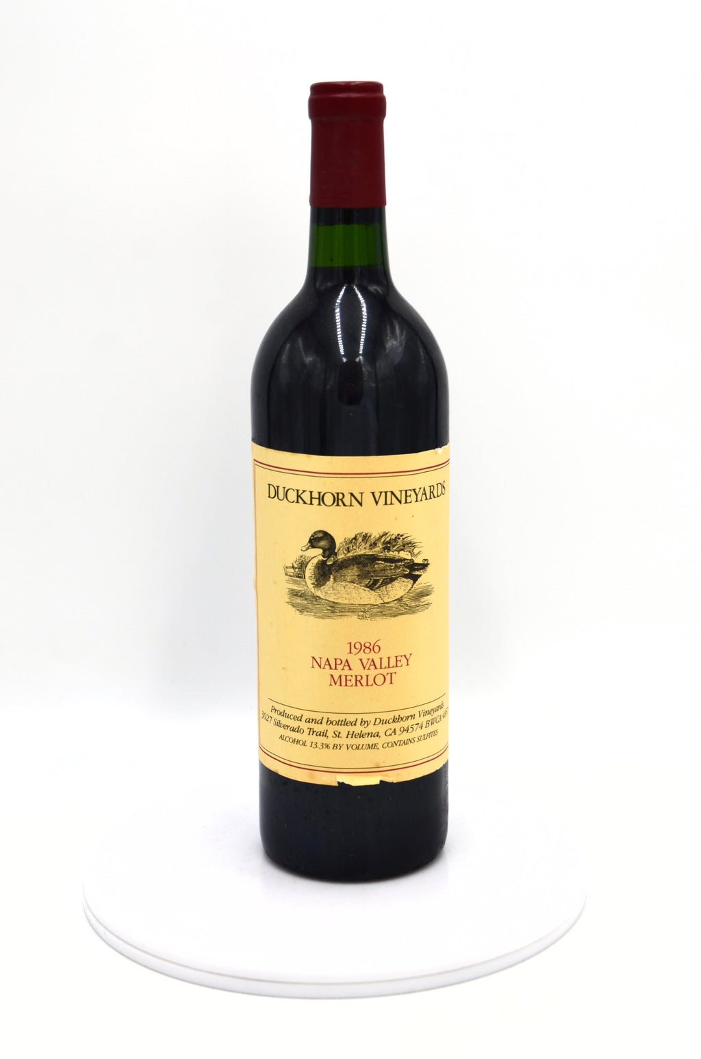 1986 Duckhorn Vineyards Merlot, Napa Valley