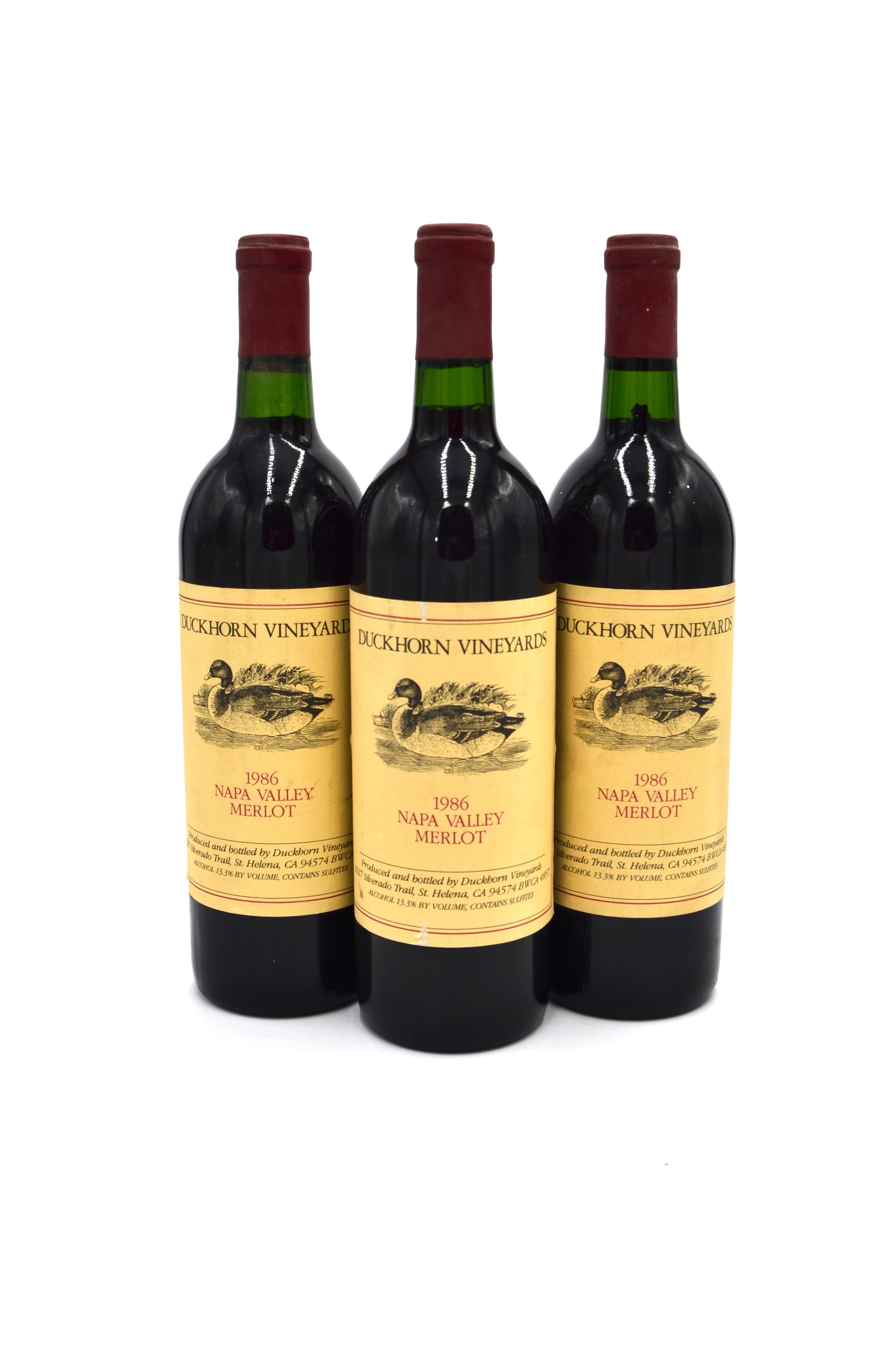 1986 Duckhorn Vineyards Merlot, Napa Valley