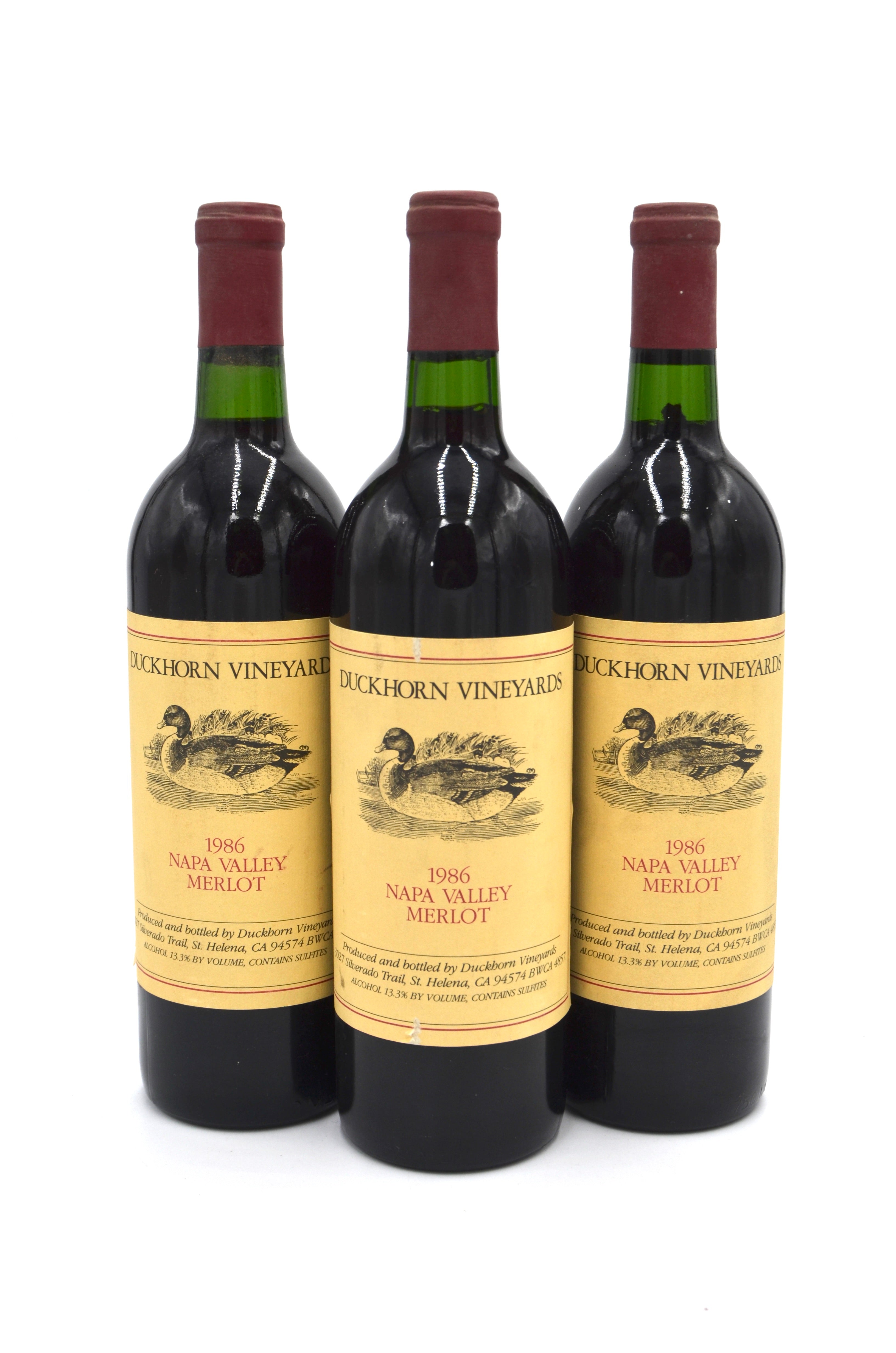 1986 Duckhorn Vineyards Merlot, Napa Valley