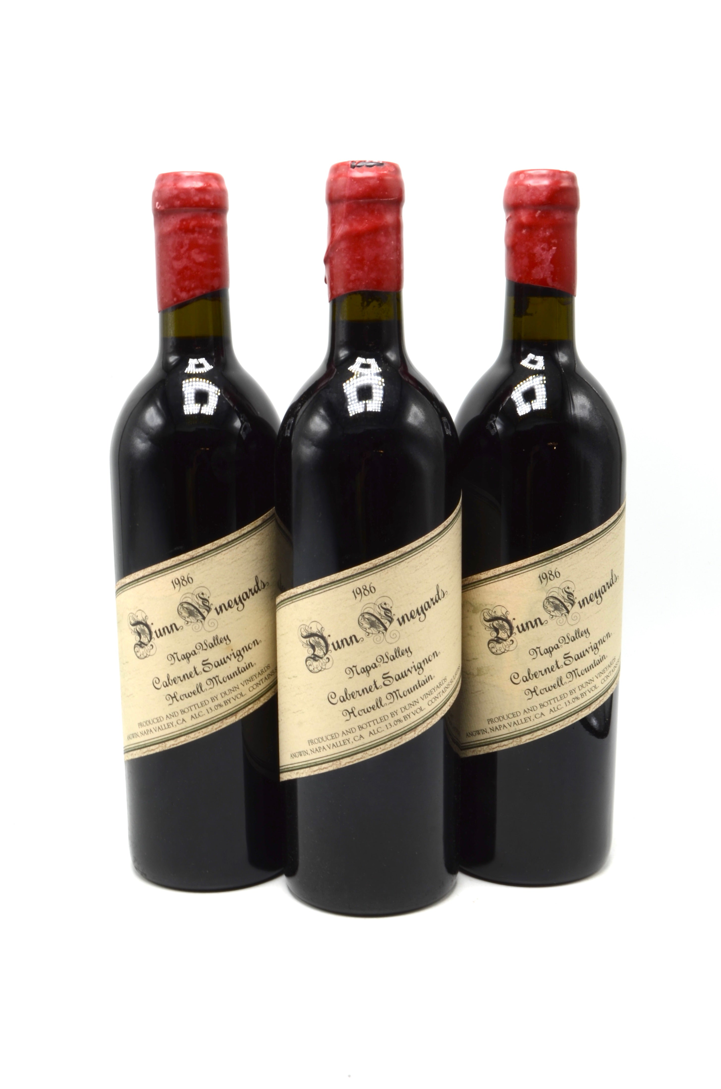 1986 Dunn Vineyards Cabernet Sauvignon, Howell Mountain