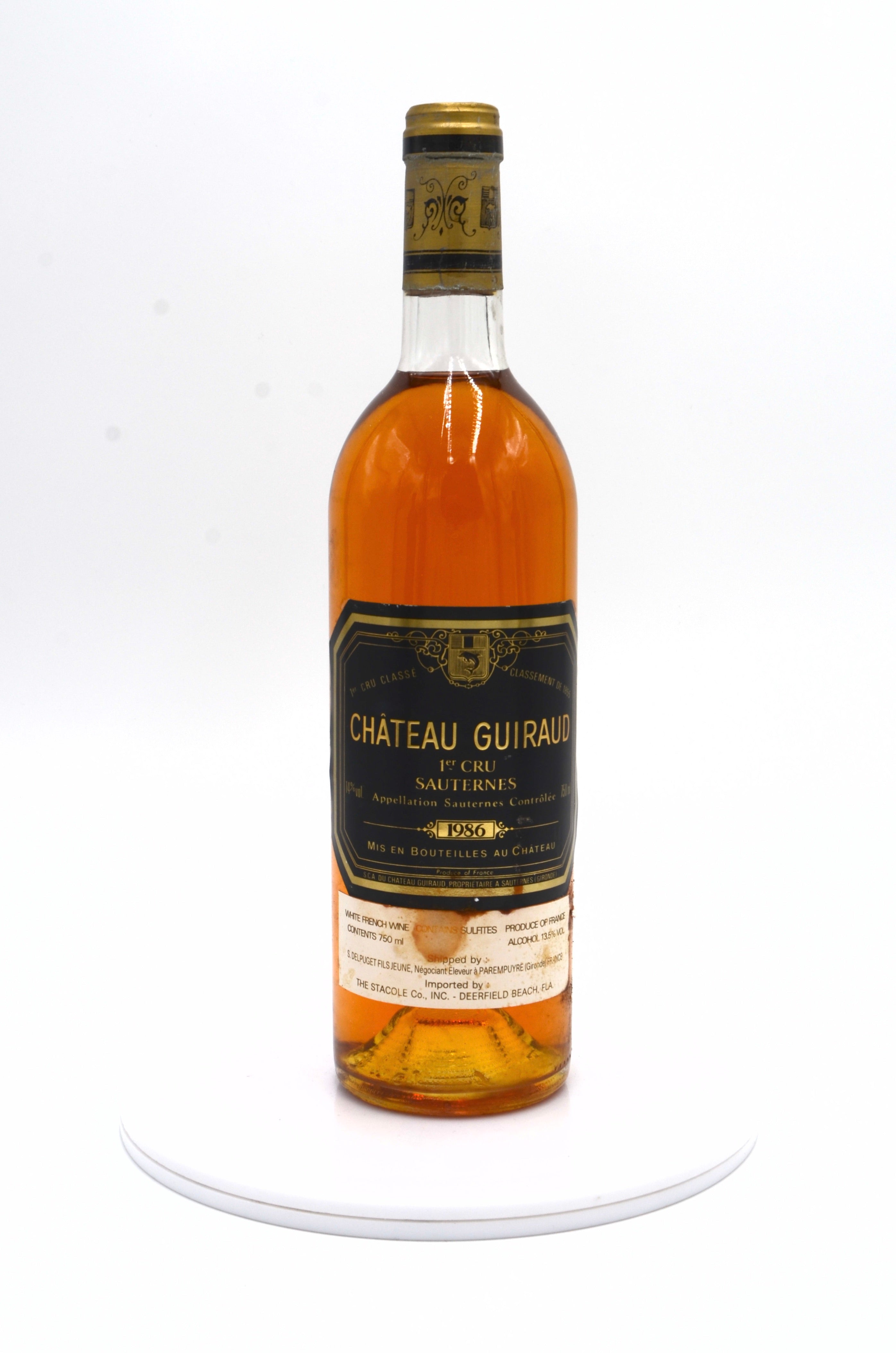 1986 Château Guiraud, Sauternes