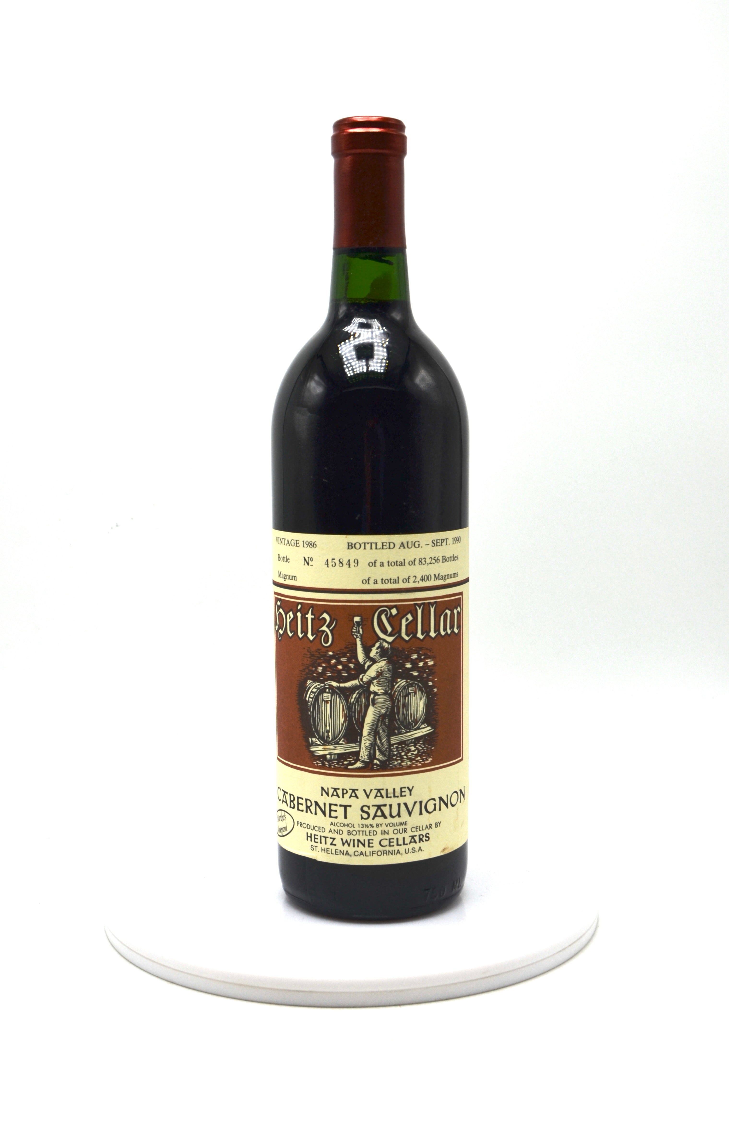 1986 Heitz Cellars Cabernet Sauvignon, Martha's Vineyard, Napa Valley