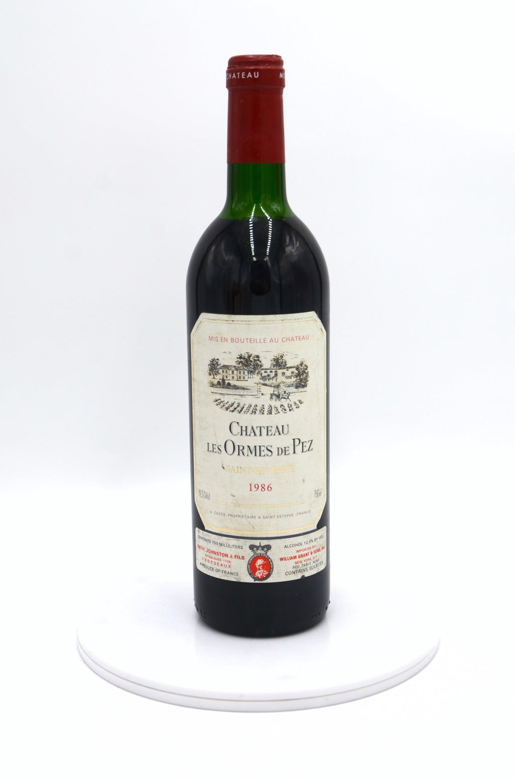 1986 Château Les Ormes de Pez, St. Estèphe