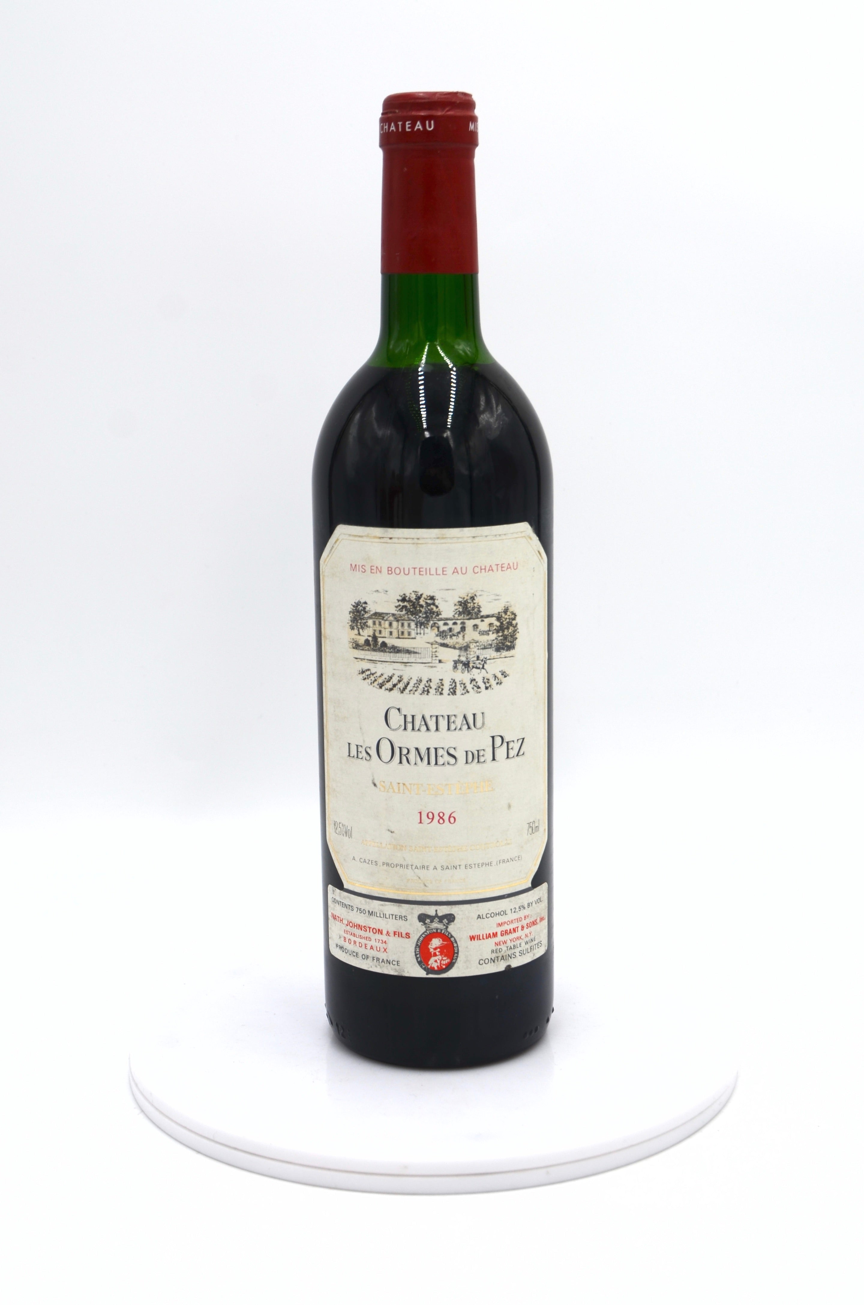 1986 Château Les Ormes de Pez, St. Estèphe