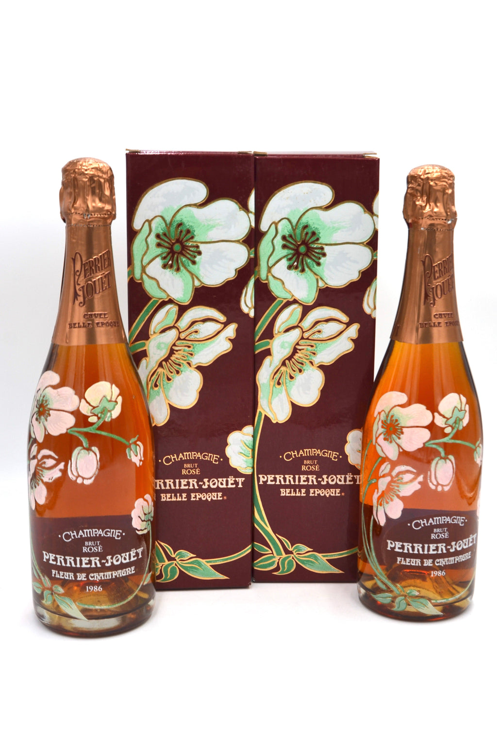 1986 Perrier-Jouët Fleur de Champagne, Cuvee Belle Epoque, Vintage Brut Rose Champagne
