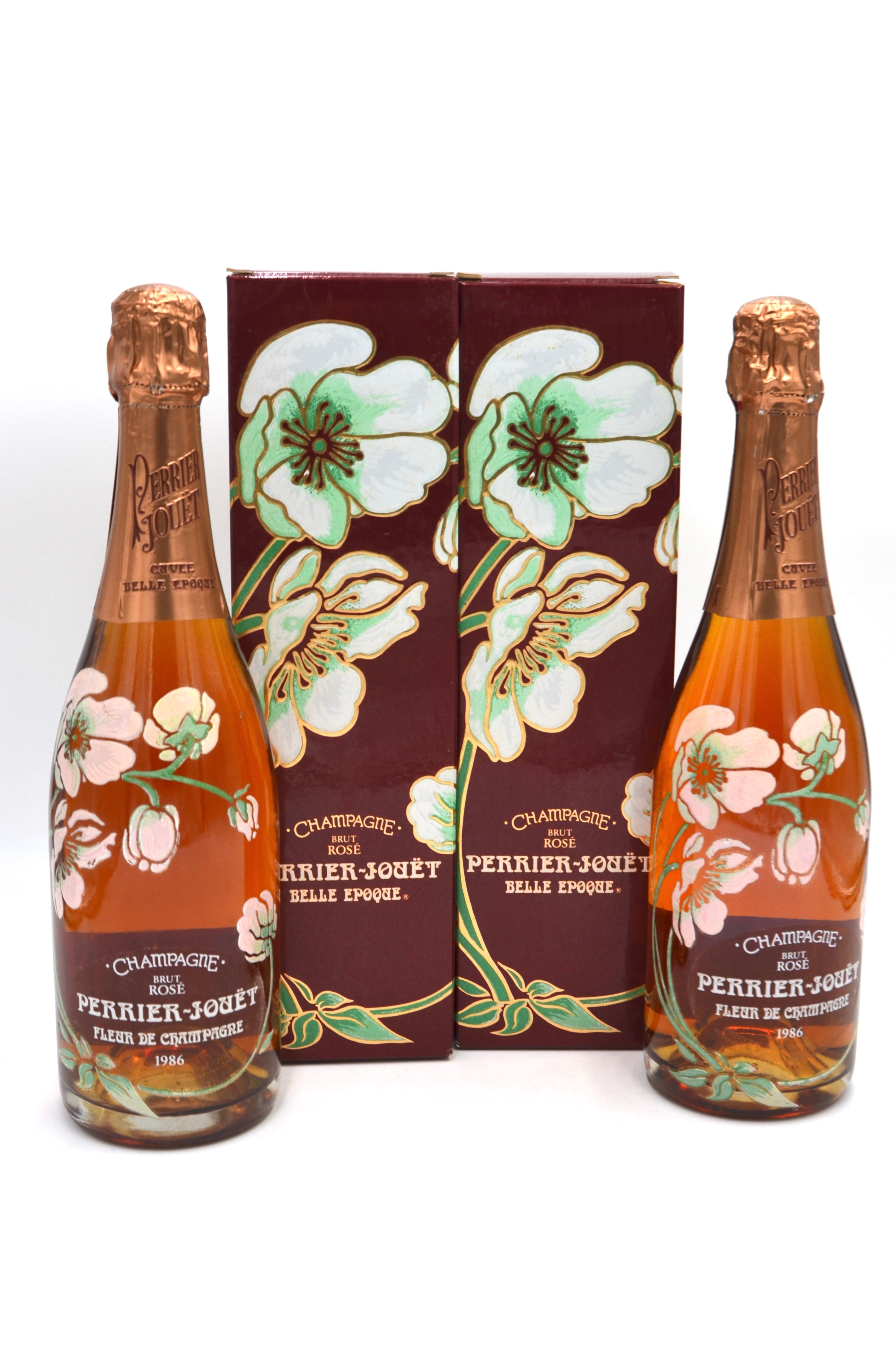 1986 Perrier-Jouët Fleur de Champagne, Cuvee Belle Epoque, Vintage Brut Rose Champagne