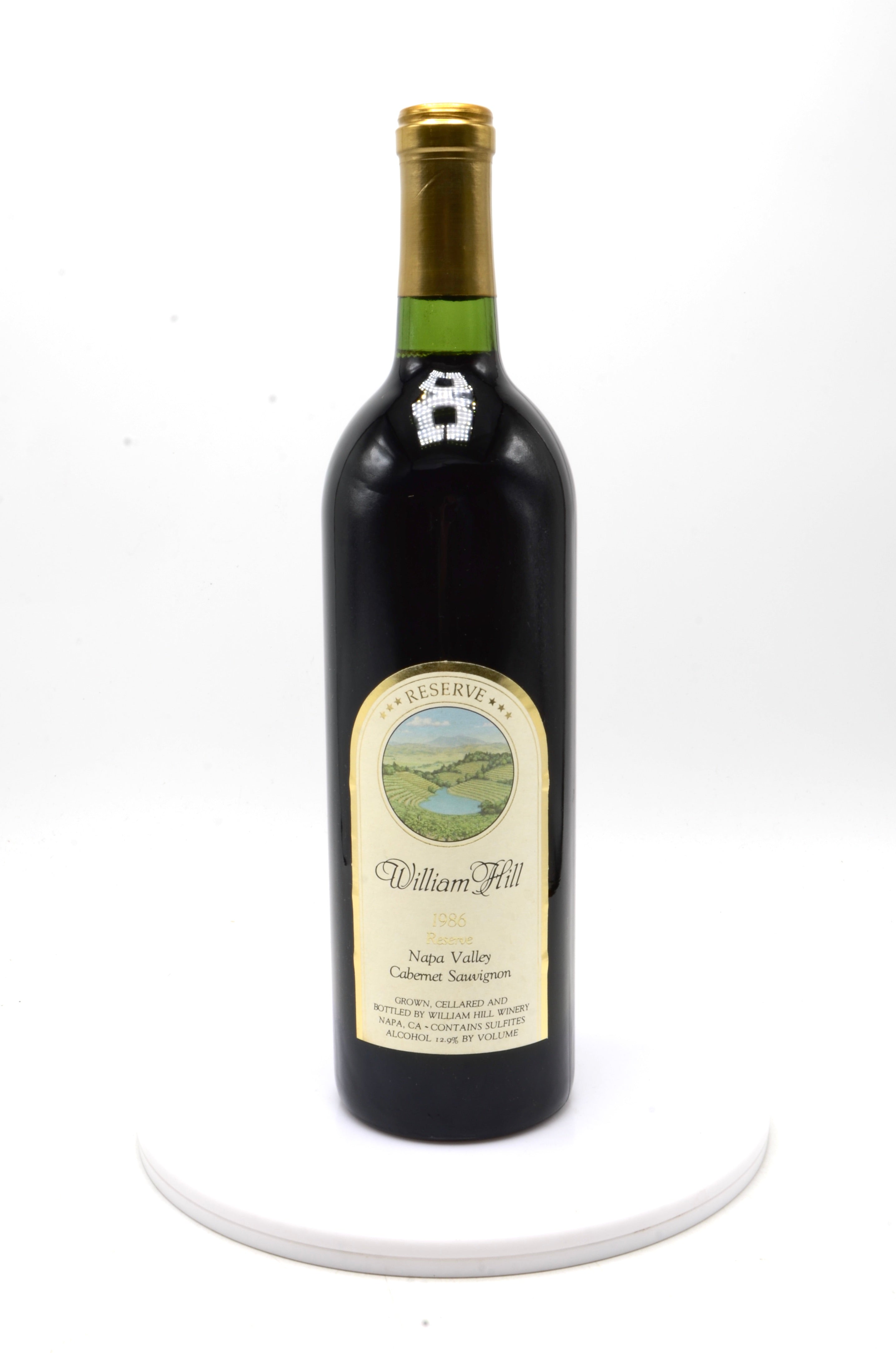 1986 William Hill Reserve Cabernet Sauvignon, Napa Valley