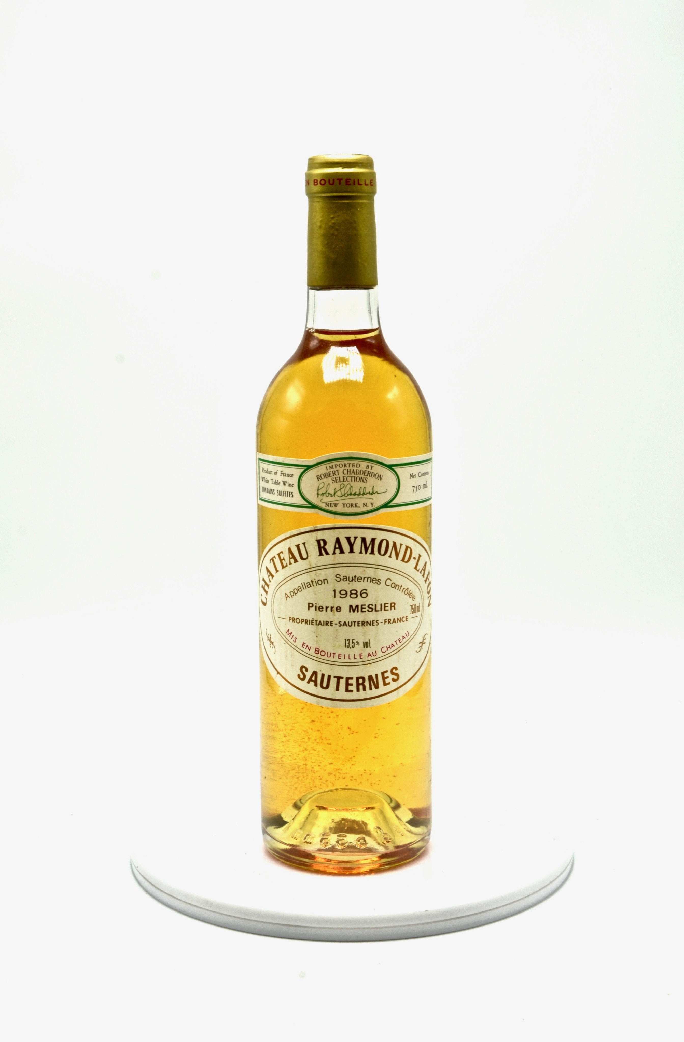 1986 Château Raymond Lafon, Sauternes