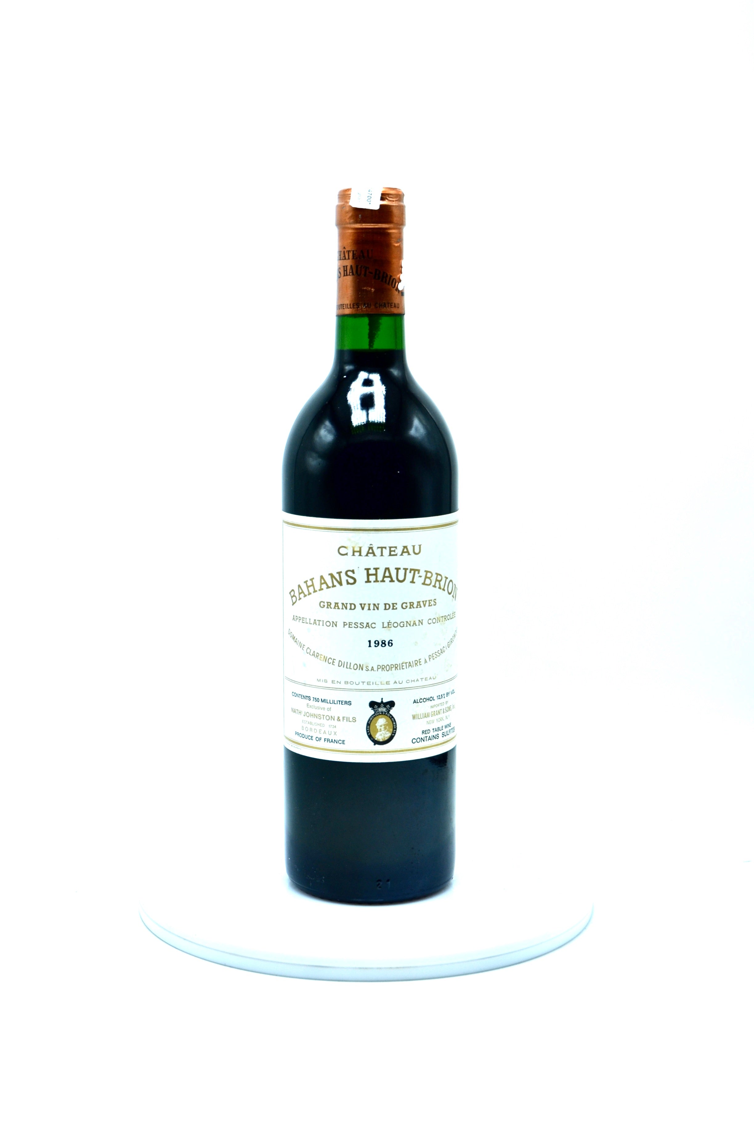 1986 Chateau Bahans Haut-Brion, Graves [Ch. Haut Brion's 2nd]