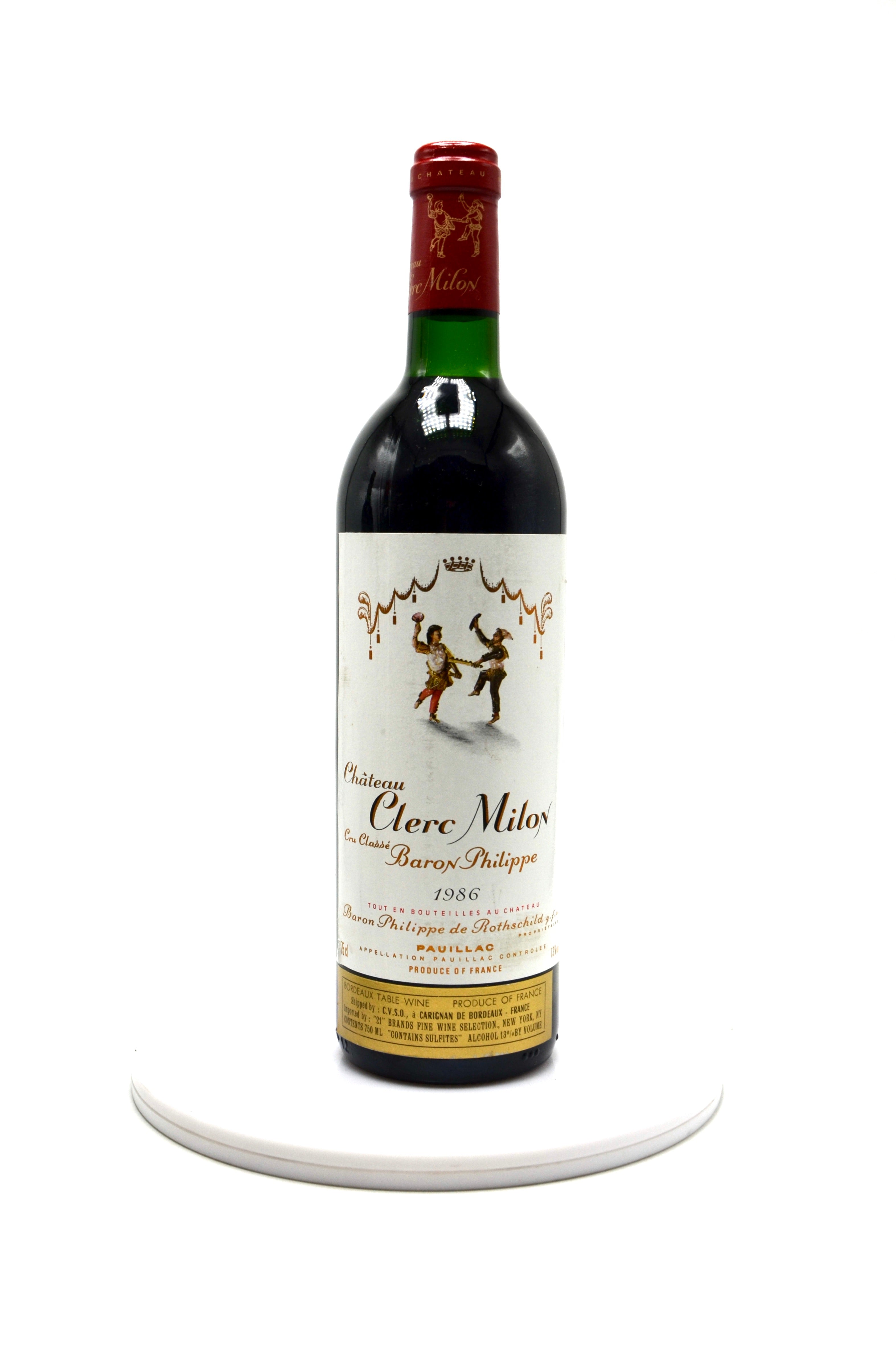 1986 Château Clerc Milon, Pauillac