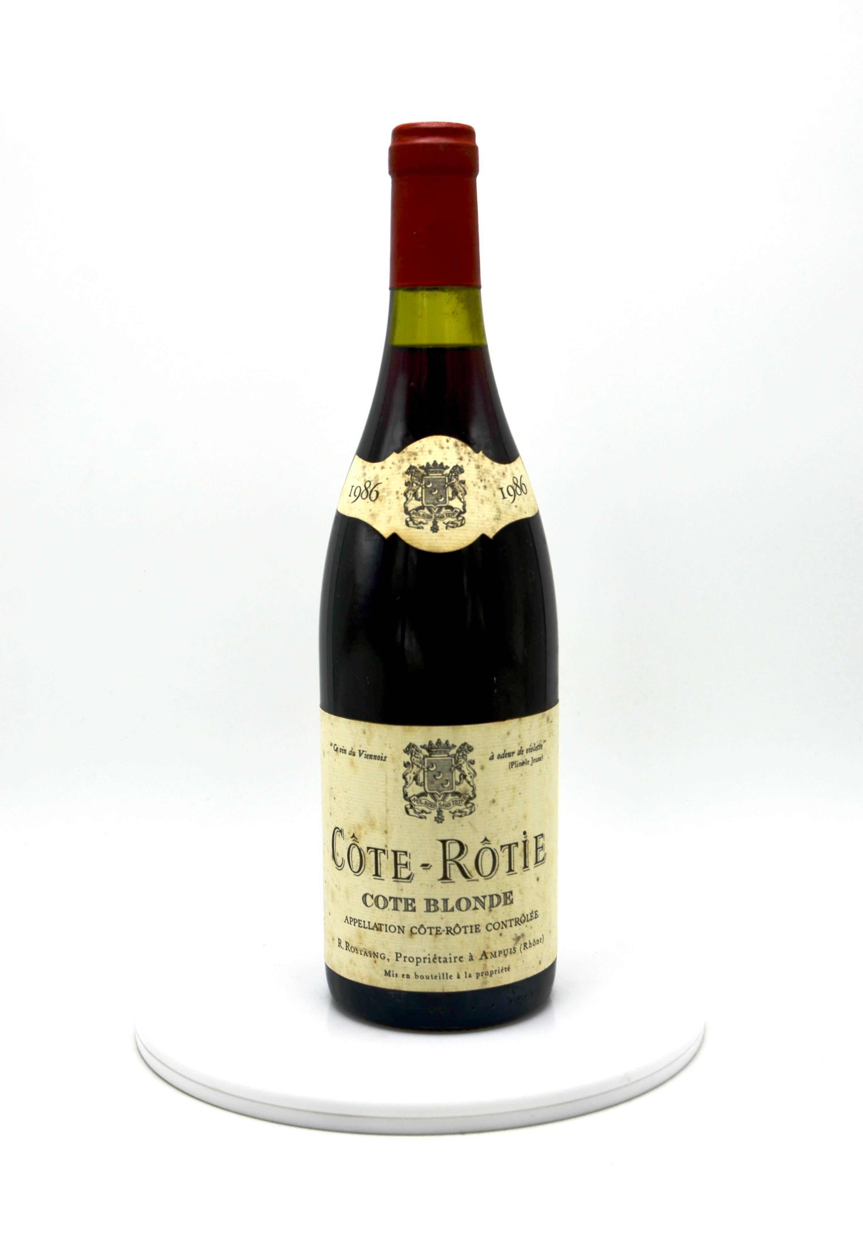 1986 Rene Rostaing Cote Rotie, Cote Blonde