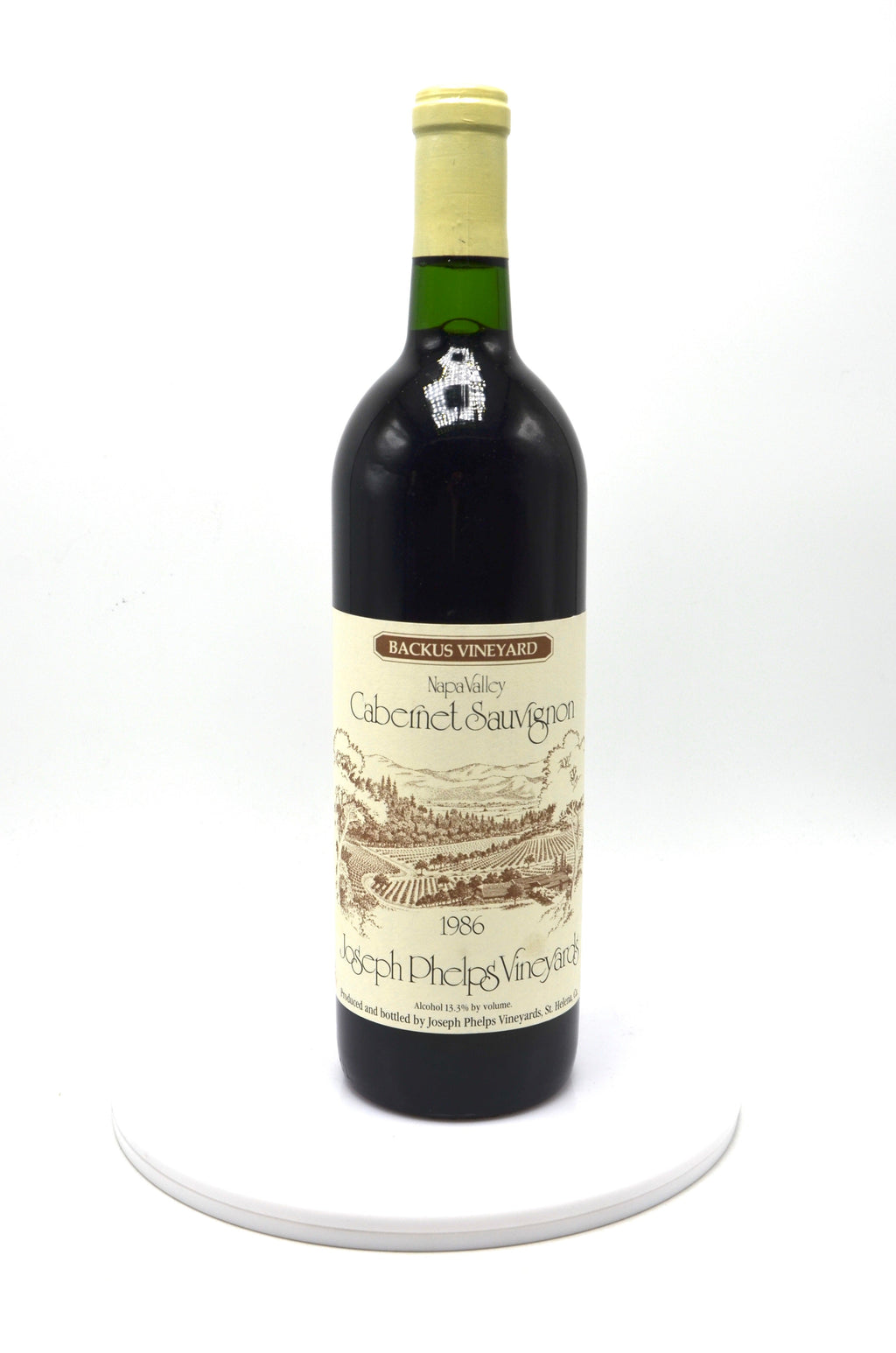 1986 Joseph Phelps Vineyards Cabernet Sauvignon, Backus Vineyard, Napa Valley