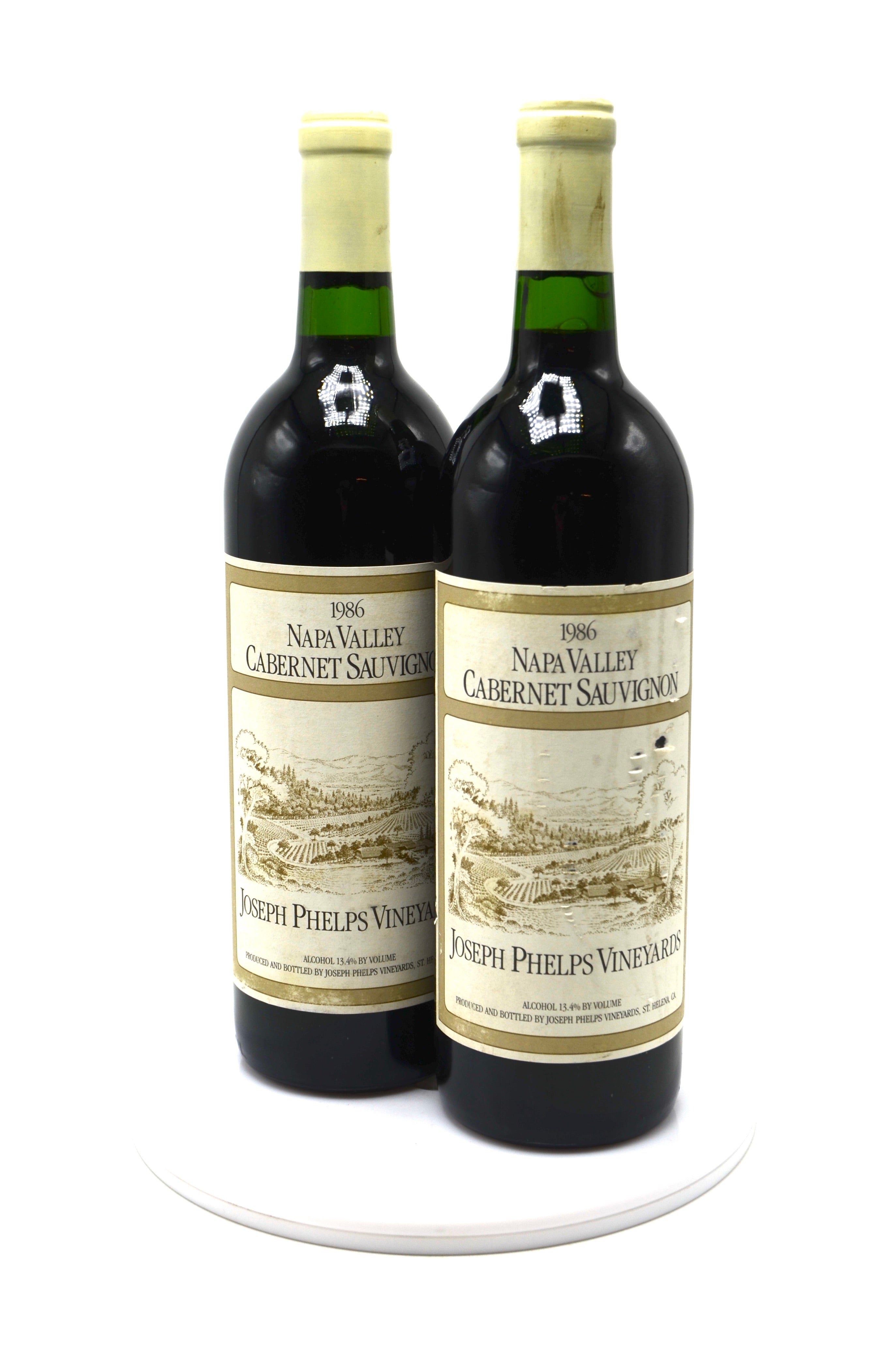 1986 Joseph Phelps Vineyards Cabernet Sauvignon, Napa Valley