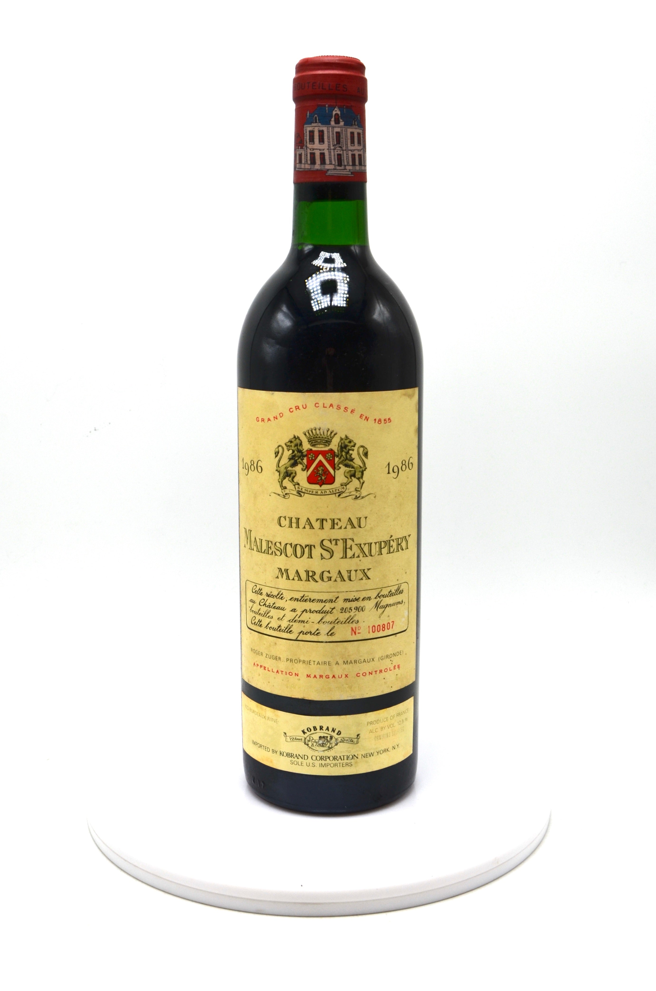 1986 Château Malescot St. Exupery, Margaux