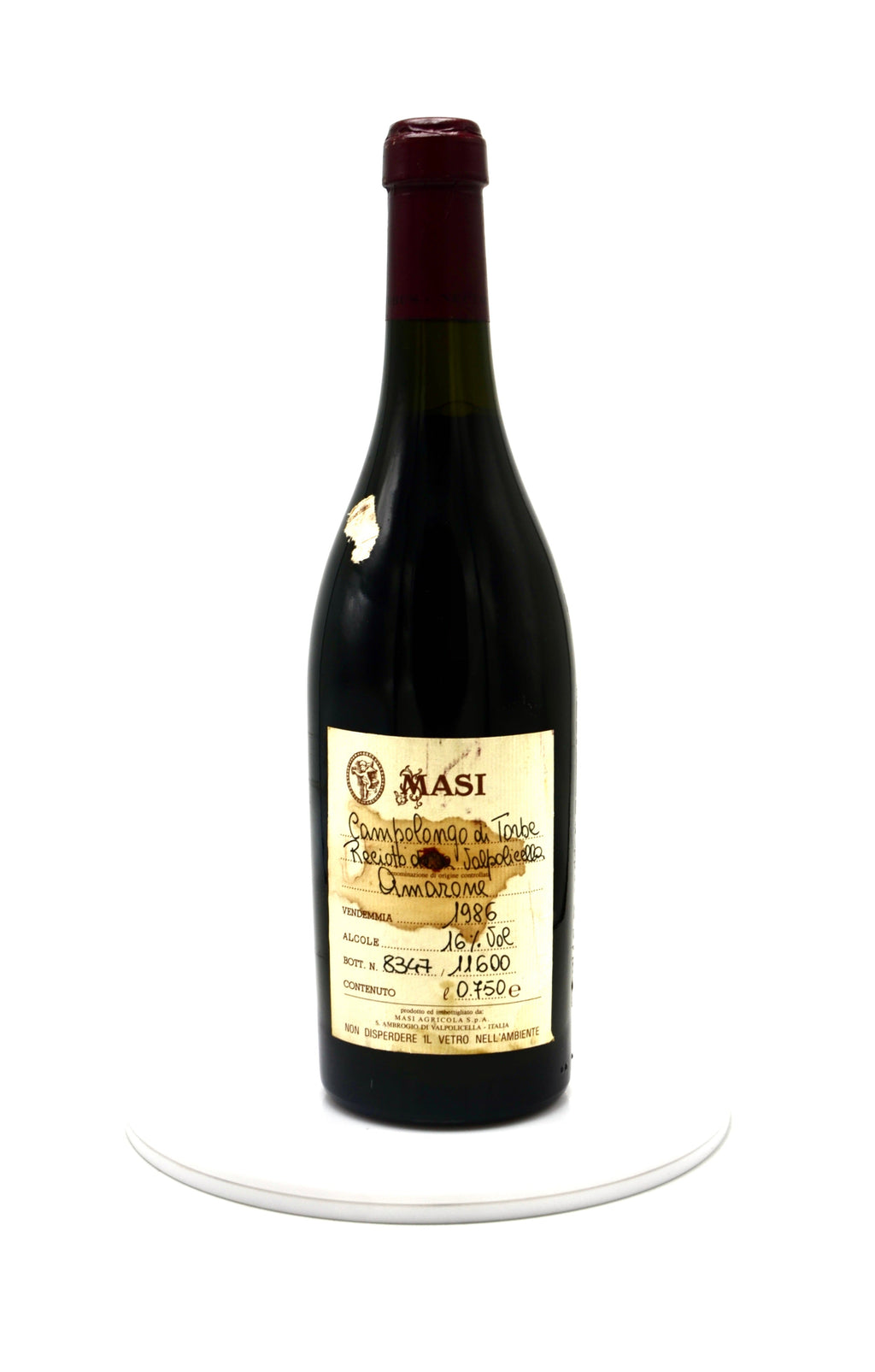 1986 Masi Amarone Recioto della Valpolicella Classico, Campolongo di Torbe