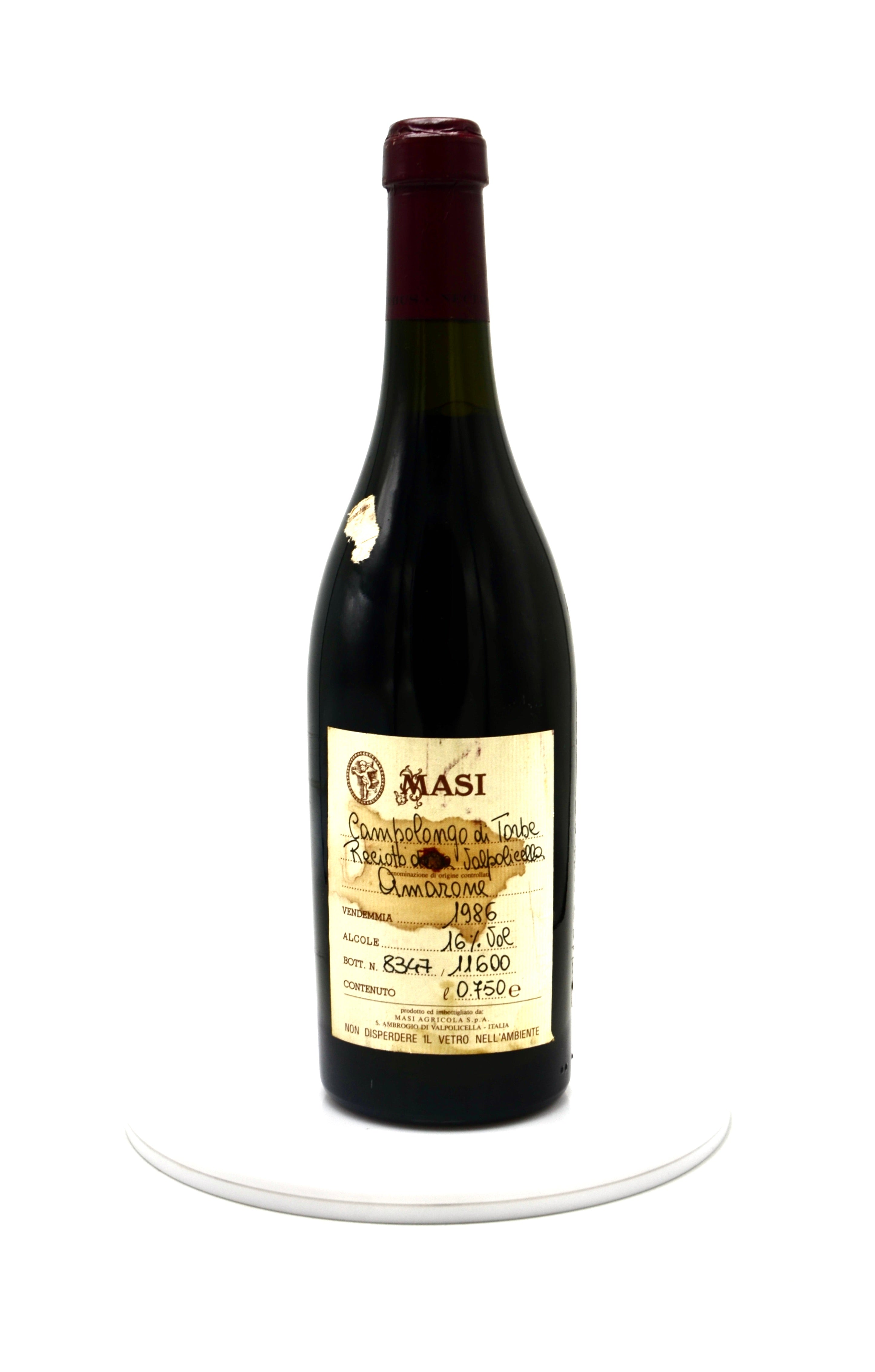 1986 Masi Amarone Recioto della Valpolicella Classico, Campolongo di Torbe