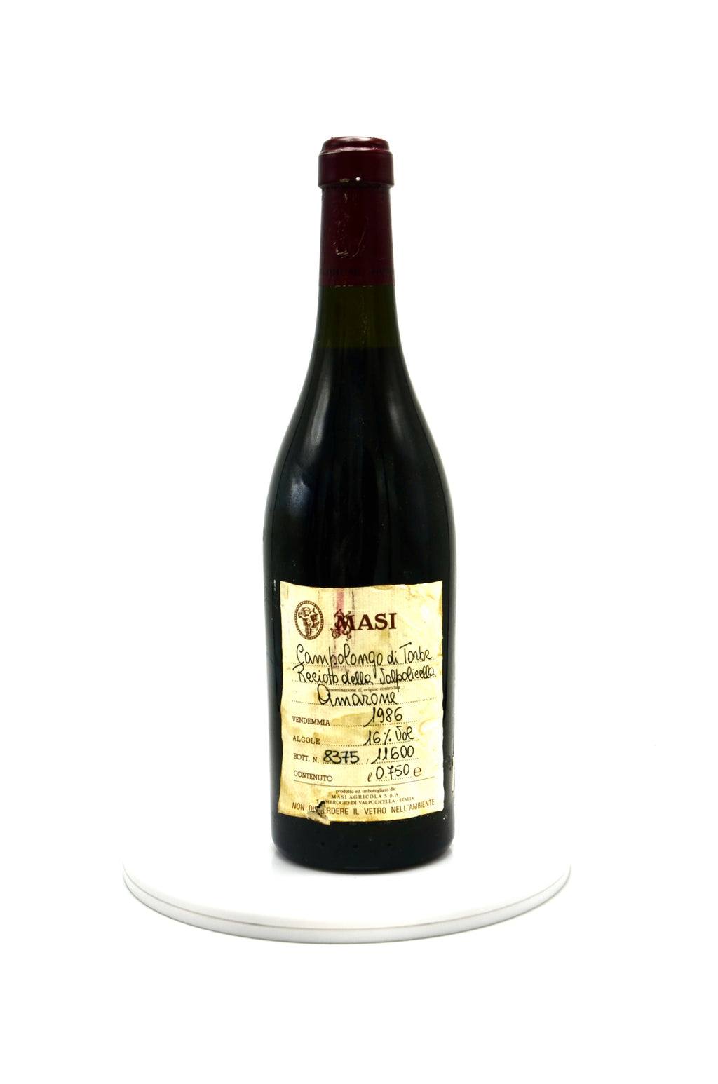 1986 Masi Amarone Recioto della Valpolicella Classico, Campolongo di Torbe