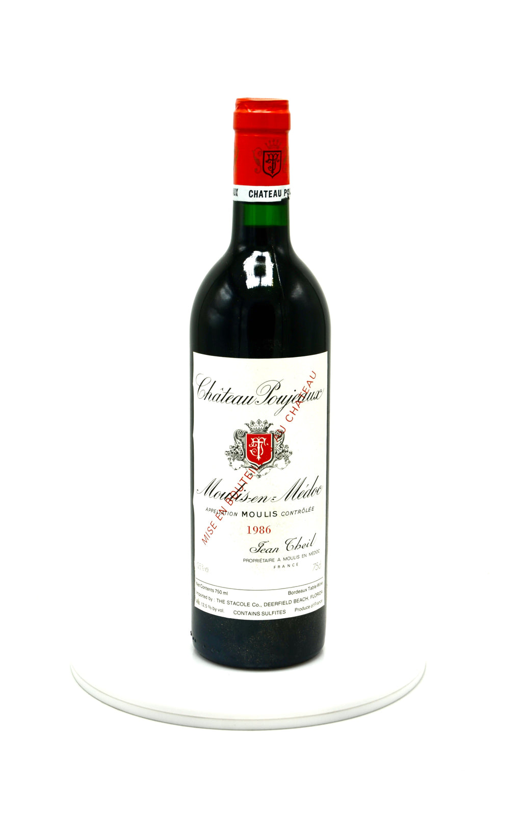 1986 Château Poujeaux, Moulis-en-Medoc