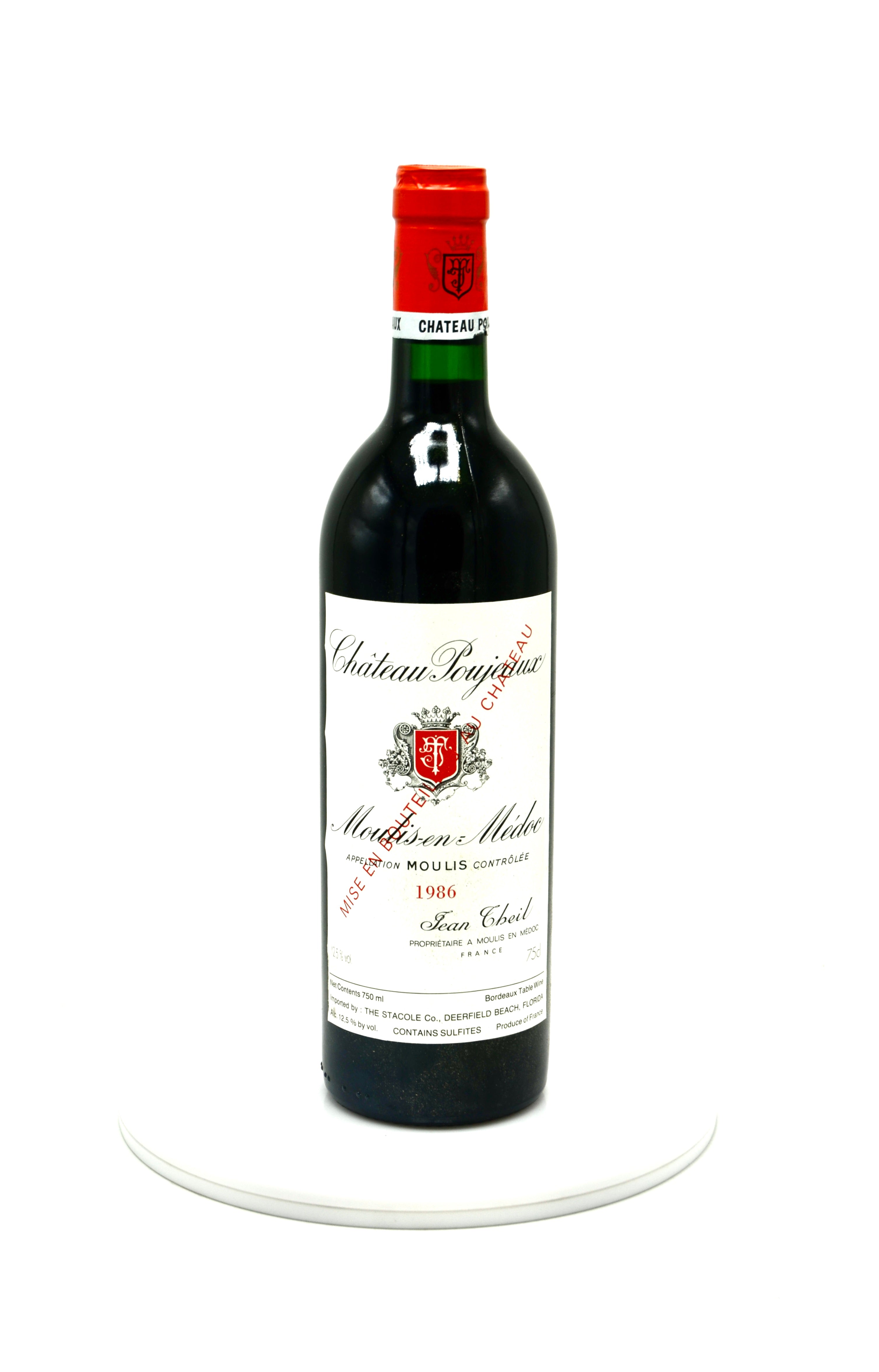 1986 Château Poujeaux, Moulis-en-Medoc
