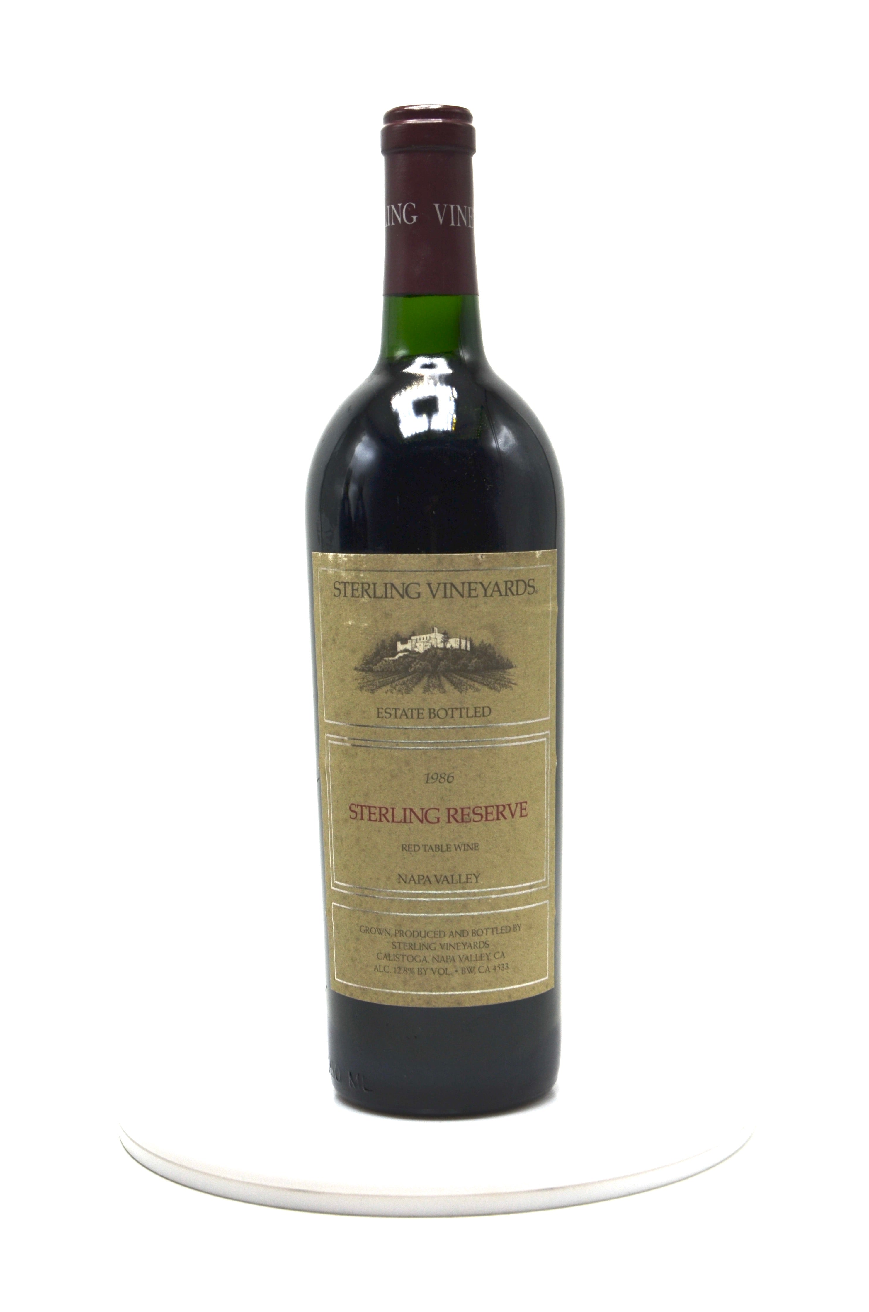 1986 Sterling Reserve Red, Napa Valley
