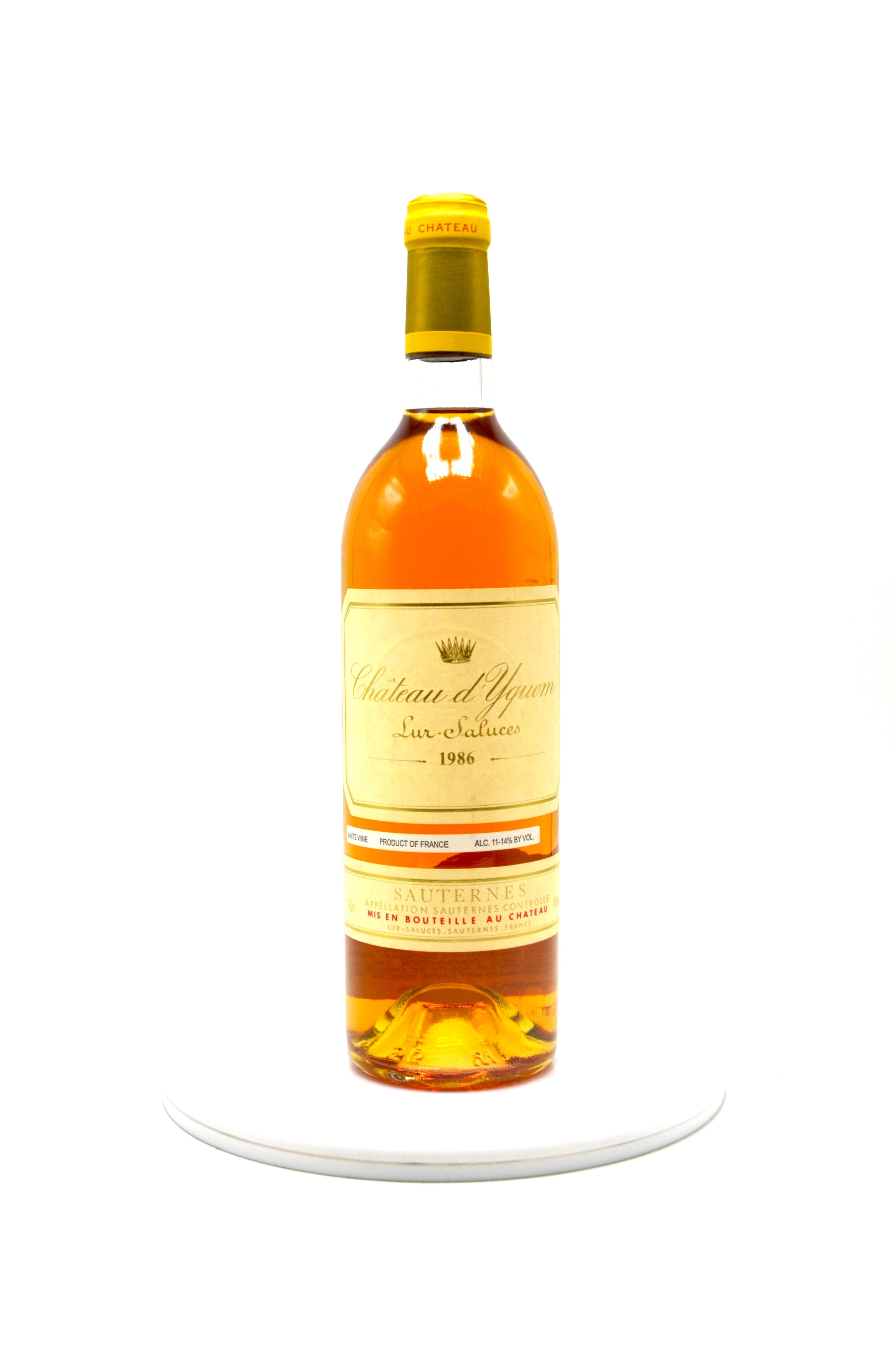 1986 Château d'Yquem, Sauternes