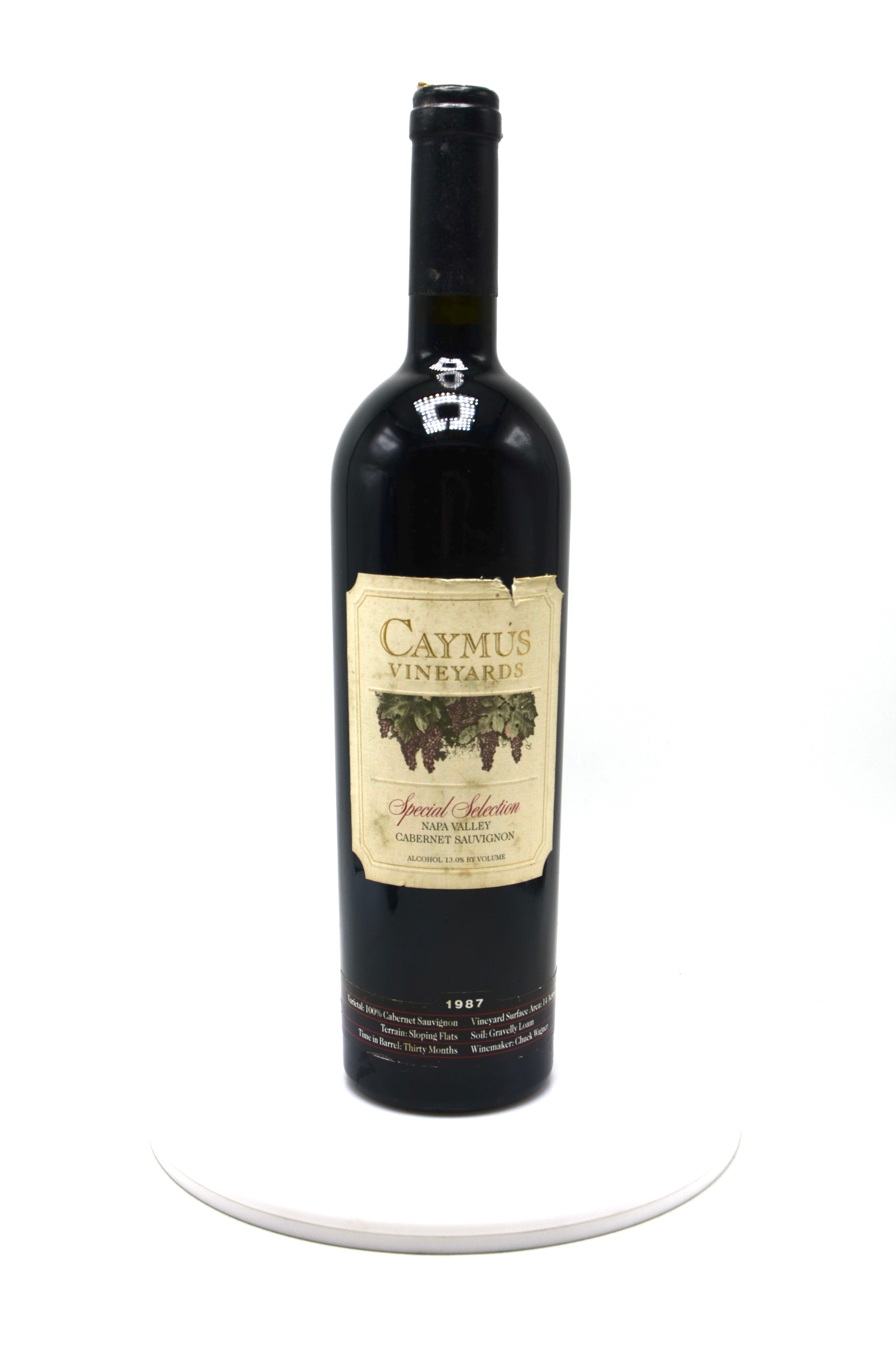 1987 Caymus Cabernet Sauvignon, Special Selection, Rutherford, Napa Valley
