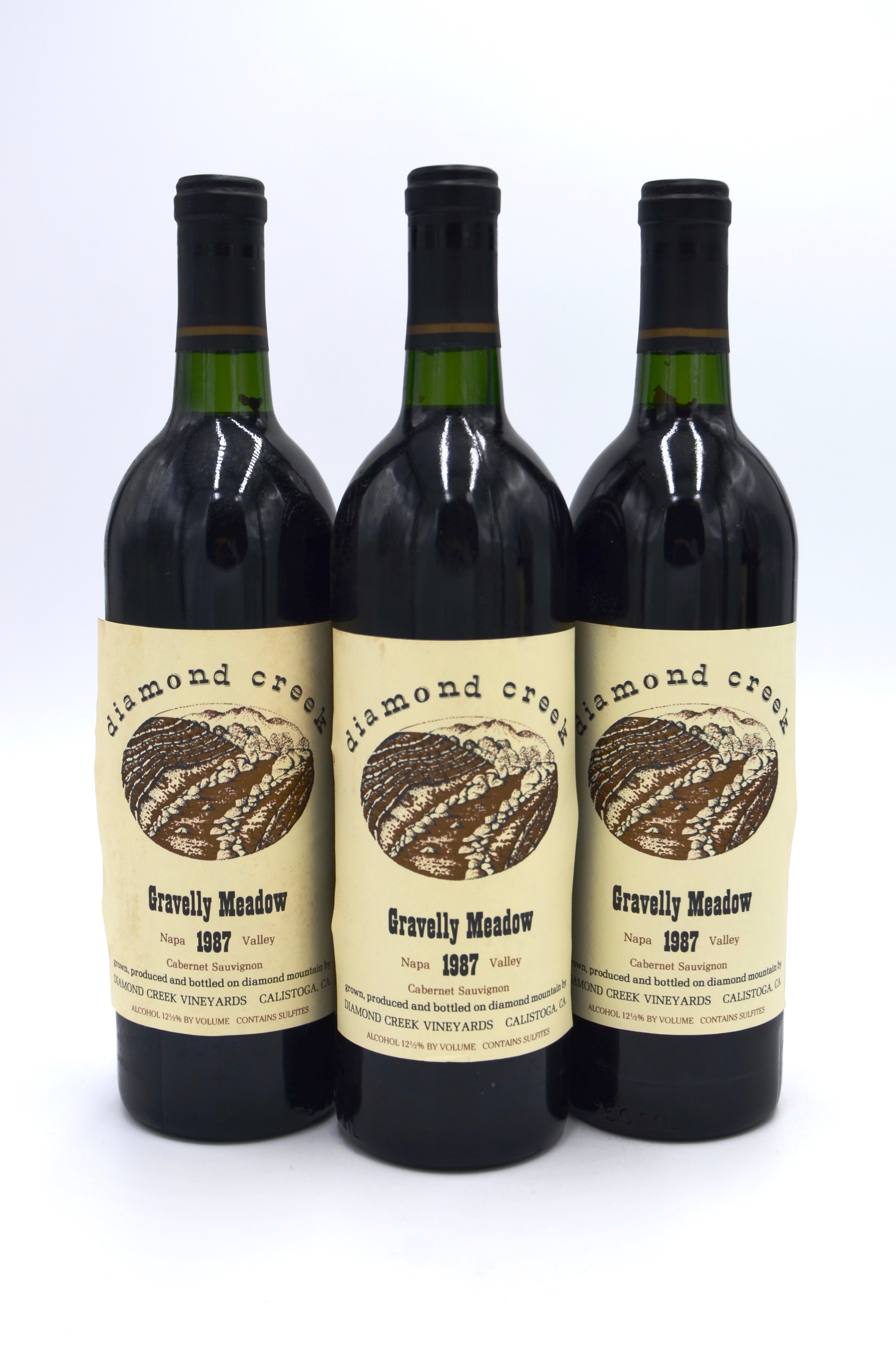 1987 Diamond Creek Cabernet Sauvignon, Gravelly Meadow, Napa Valley