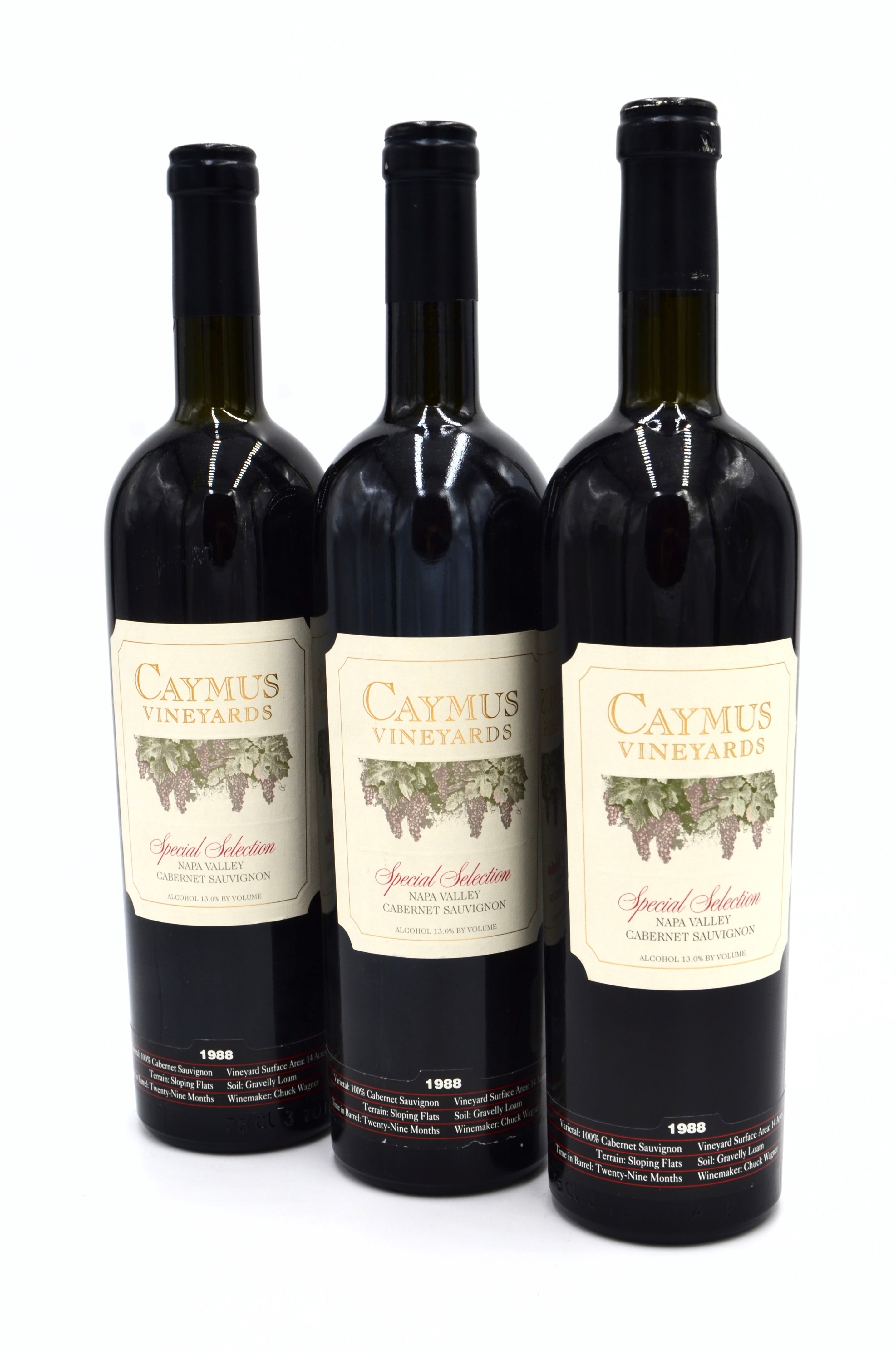 1988 Caymus Cabernet Sauvignon, Special Selection, Rutherford, Napa Valley
