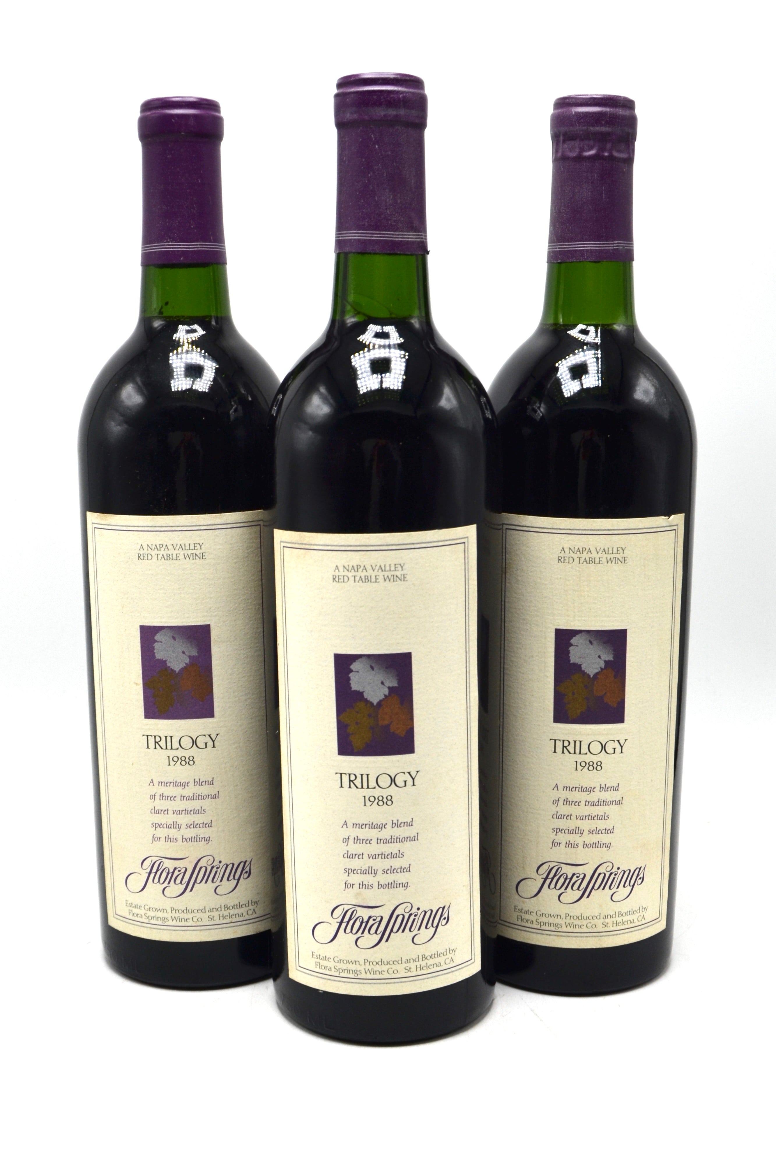 1988 Flora Springs Red Trilogy, Napa Valley
