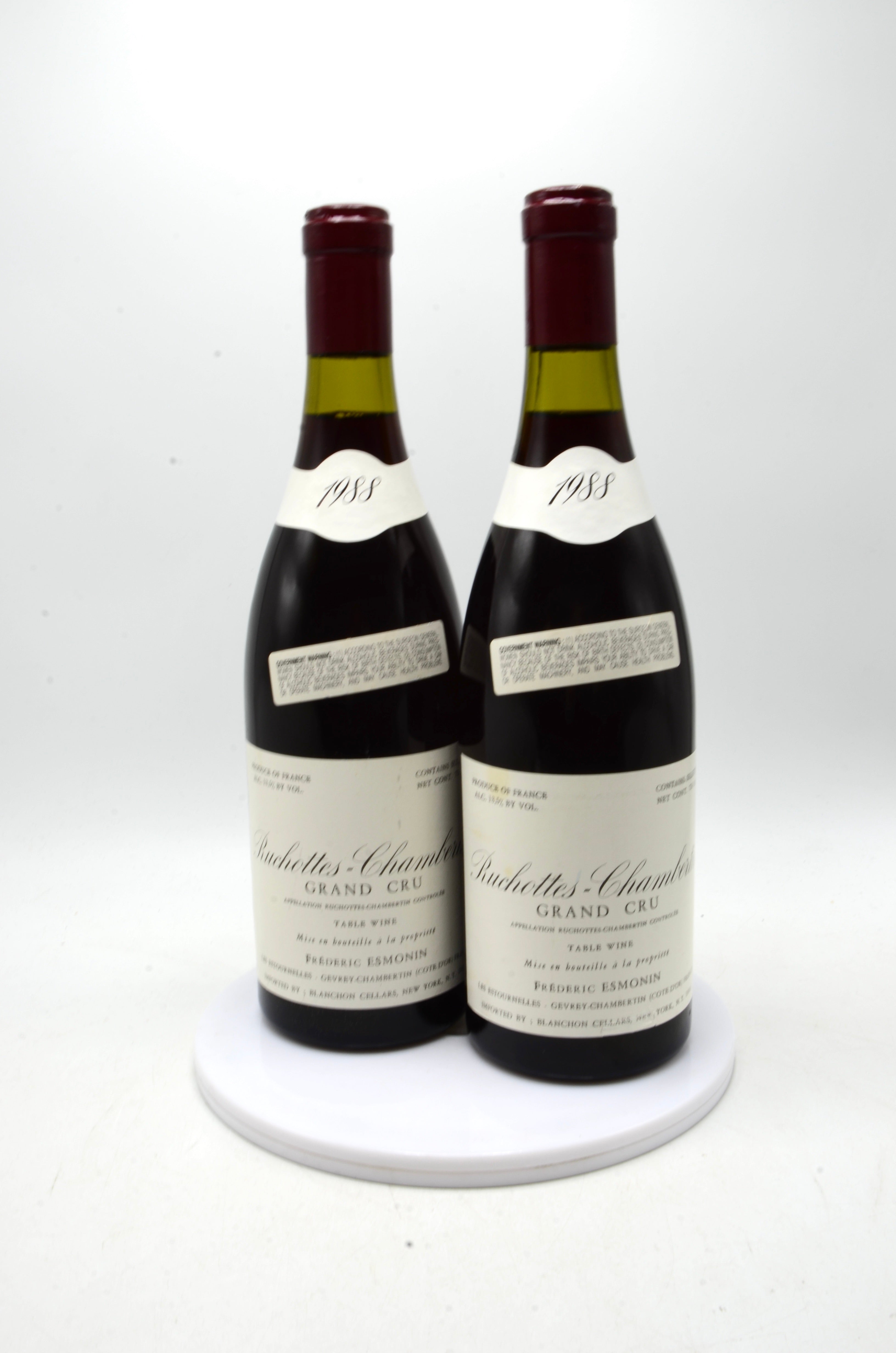 1988 Frederic Esmonin Ruchottes-Chambertin, Grand Cru