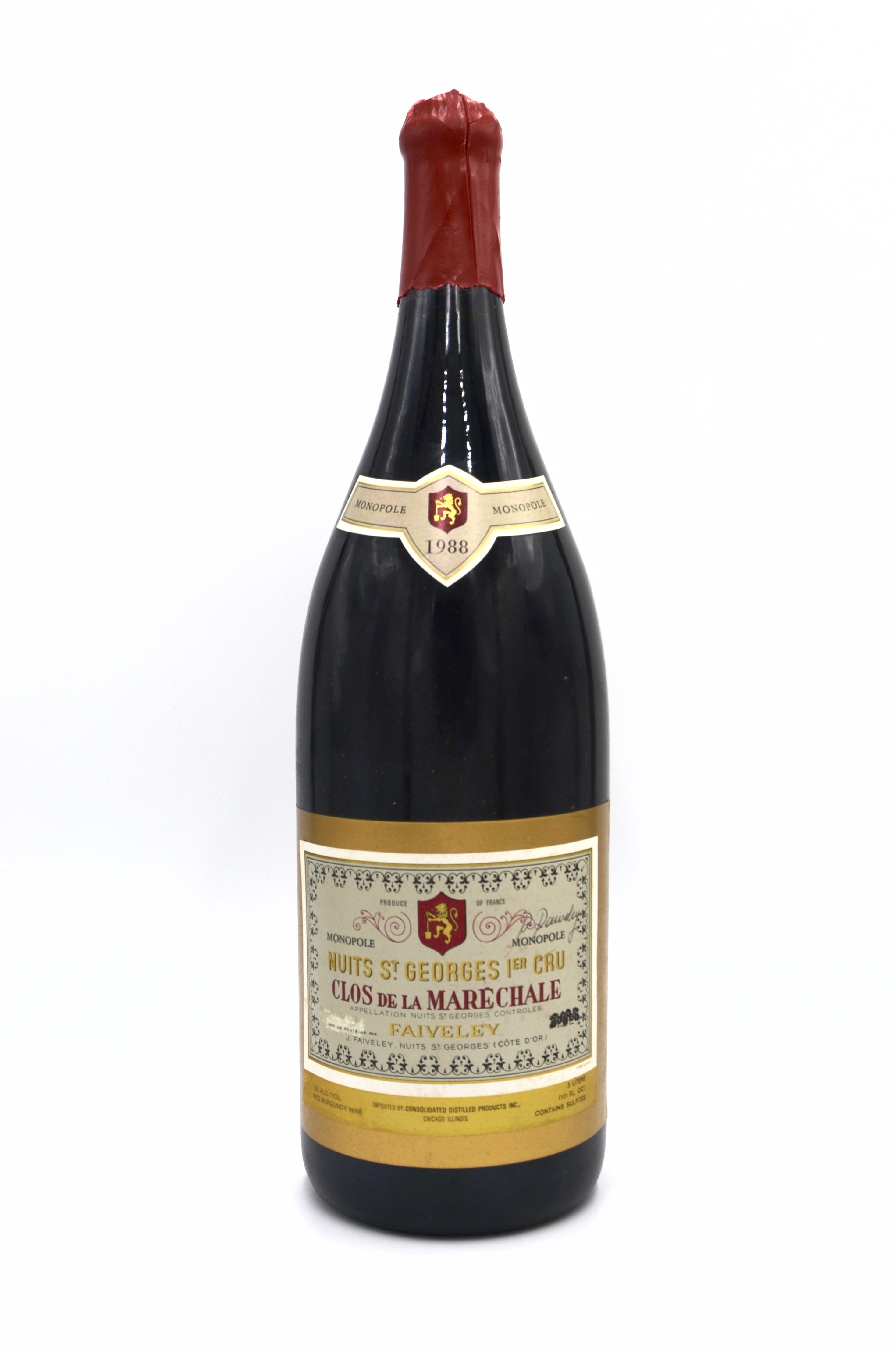 1988 Faiveley Nuits St. Georges, Clos de la Marechale, Monopole Premier Cru (double-magnum)