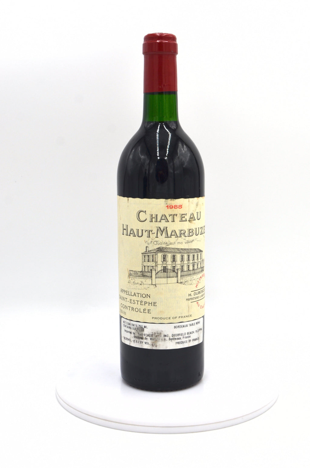 1988 Château Haut-Marbuzet, St. Estèphe