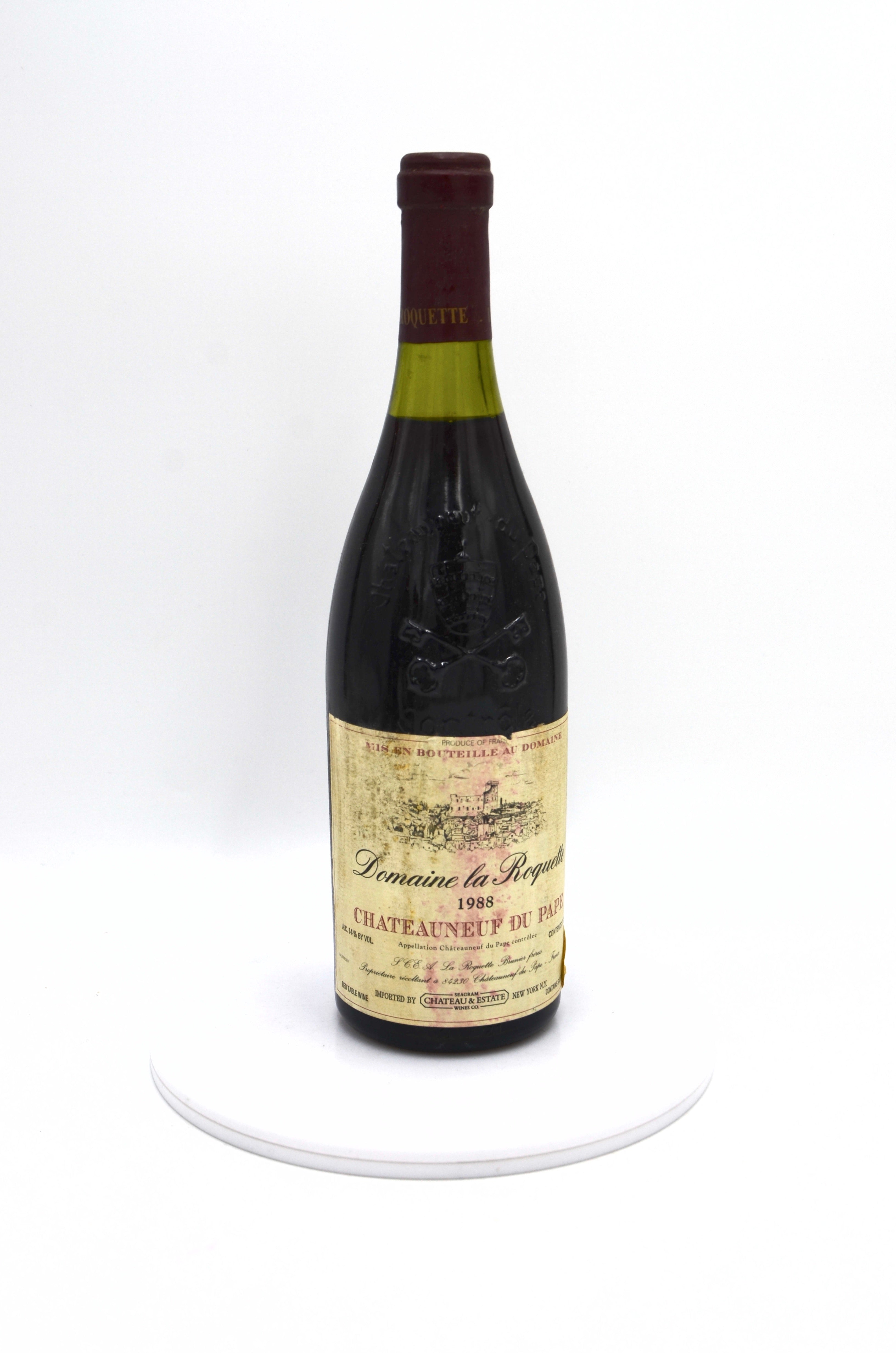 1988 Domaine de la Roquette Chateauneuf du Pape, Rhone