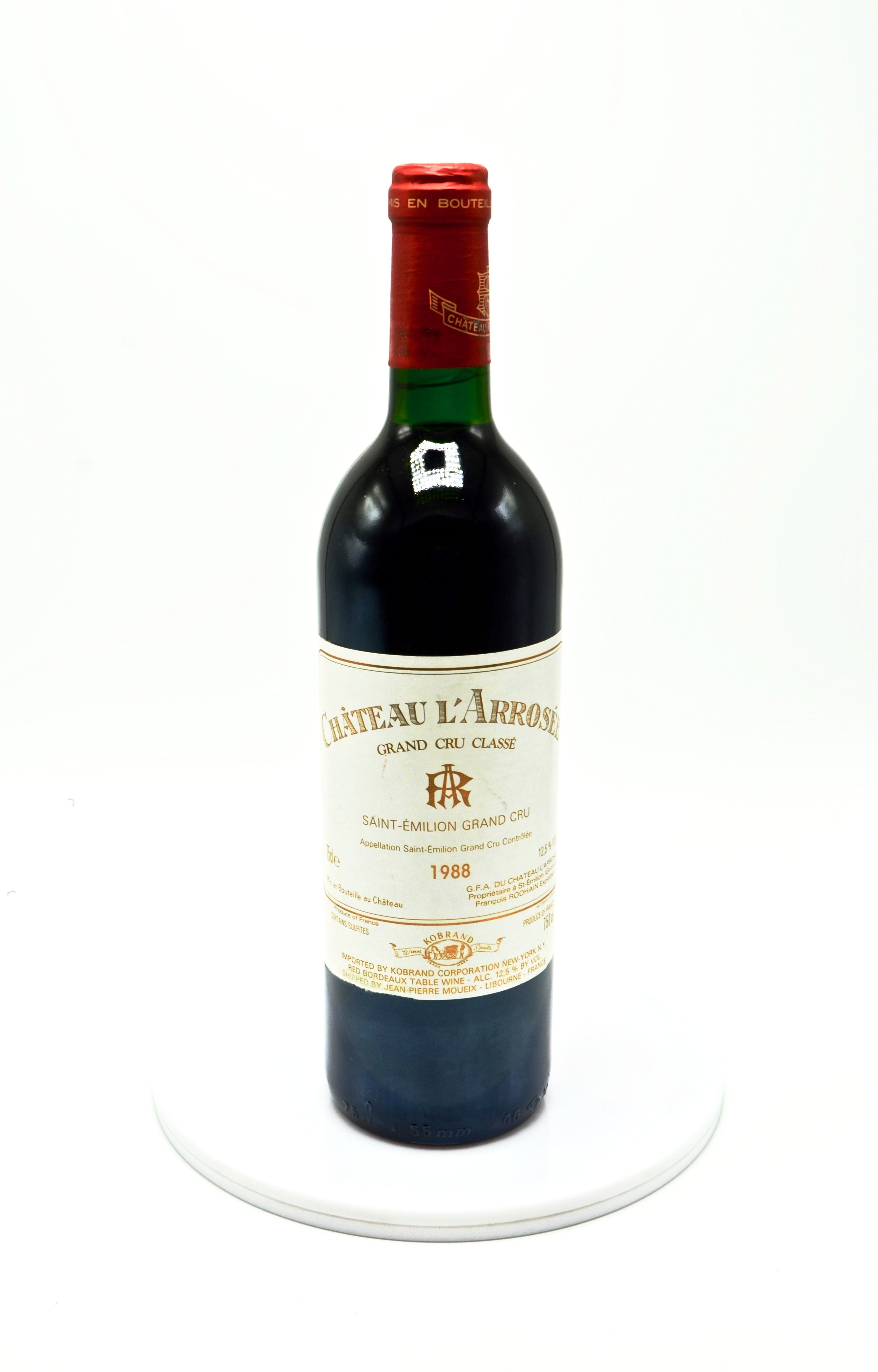 1988 Château l'Arrosée, St. Emilion
