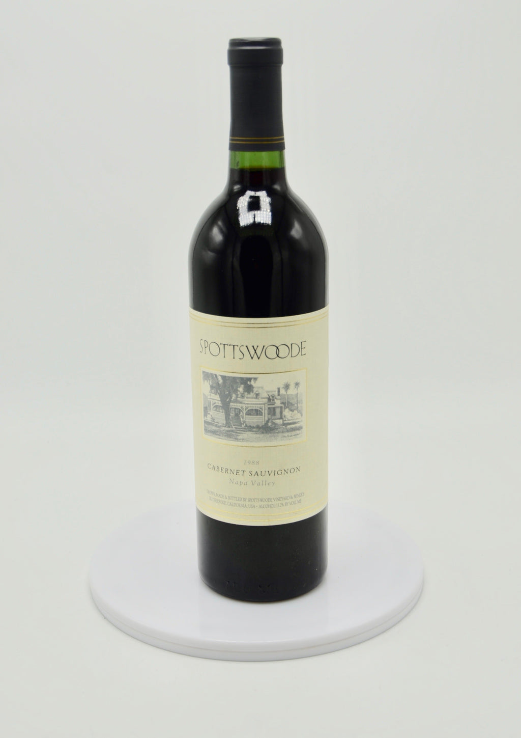1988 Spottswoode Estate Cabernet Sauvignon, St. Helena, Napa Valley
