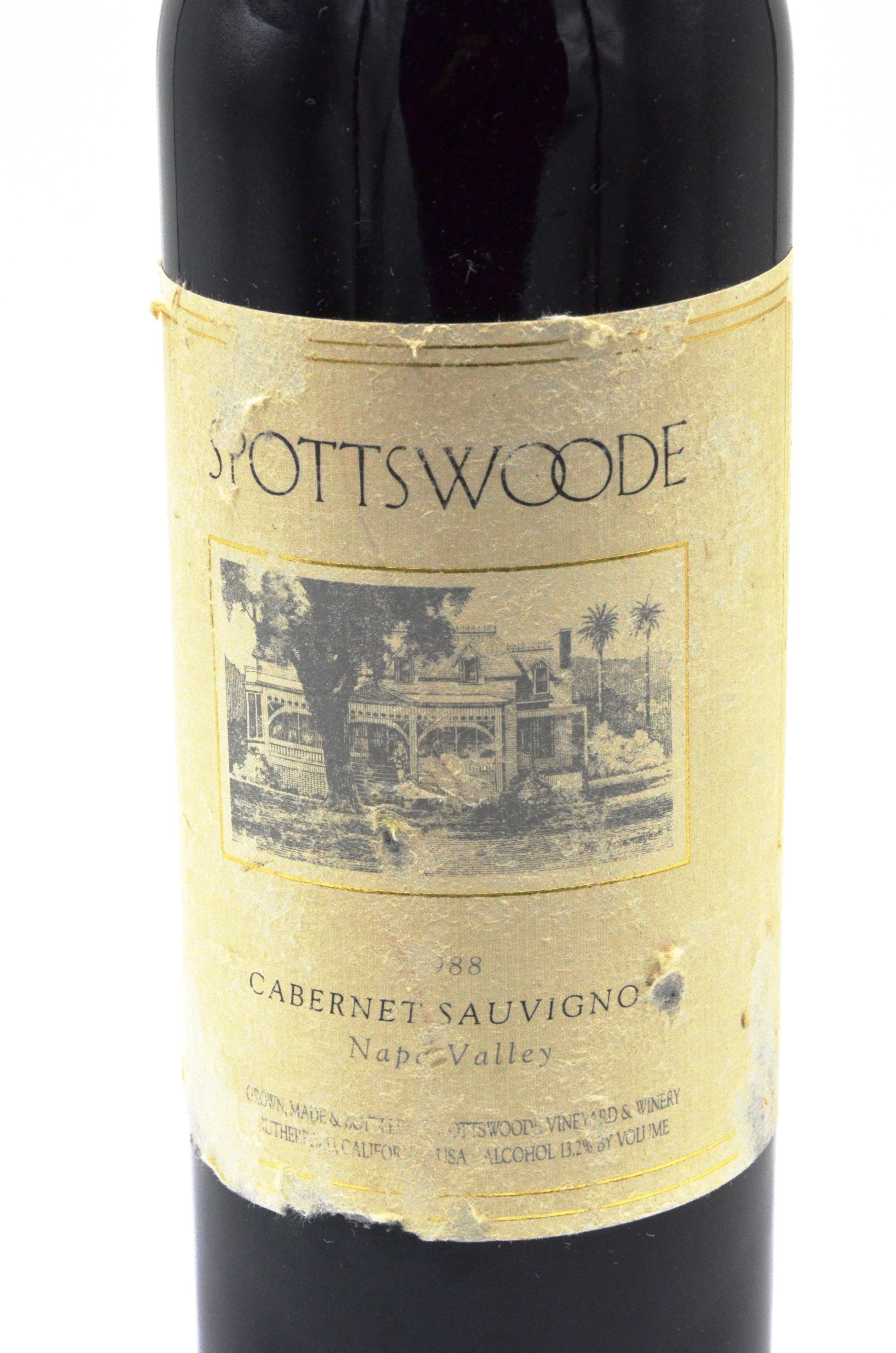 1988 Spottswoode Estate Cabernet Sauvignon, St. Helena, Napa Valley