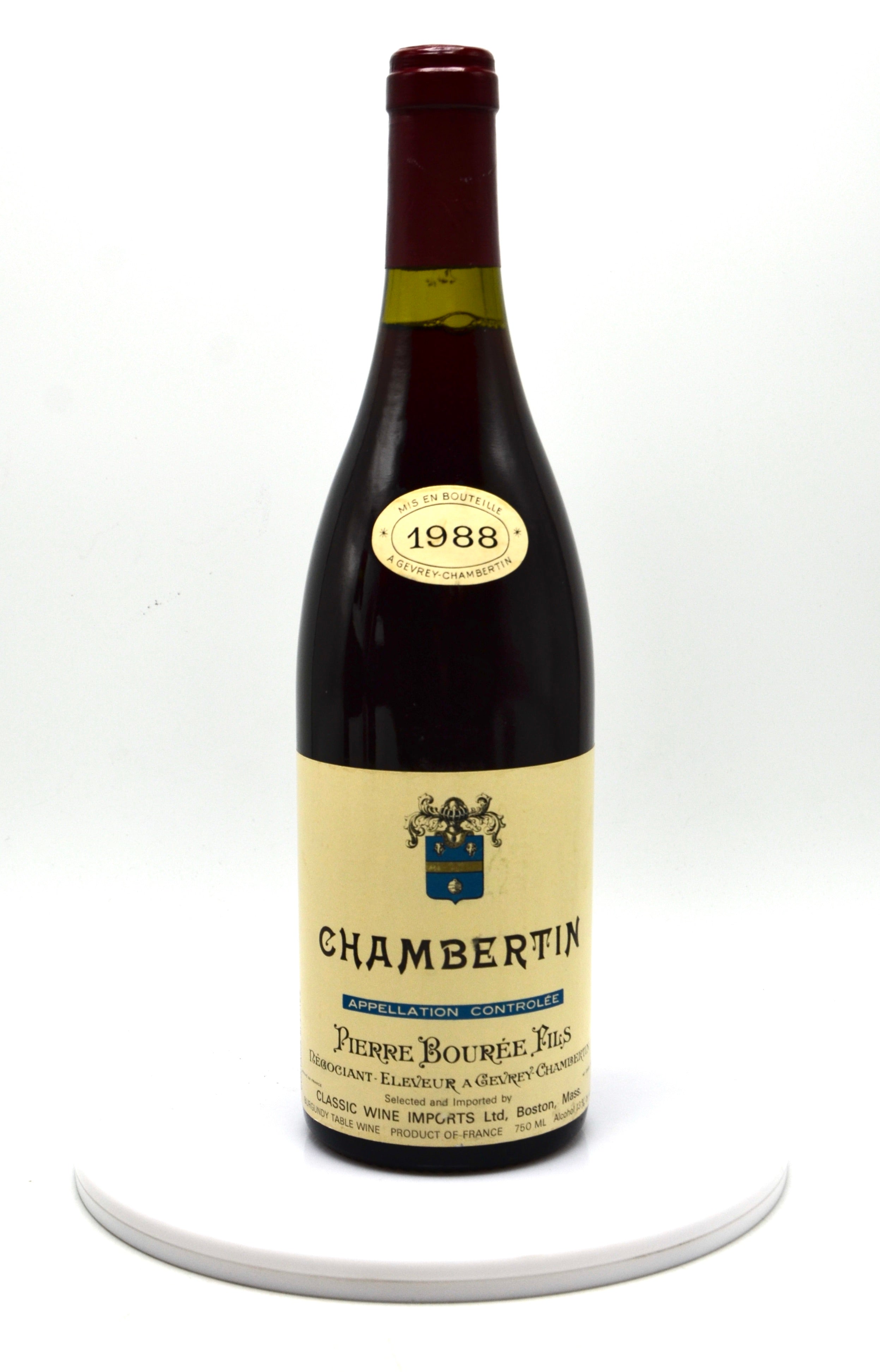 1988 Pierre Bouree & Fils Chambertin, Grand Cru