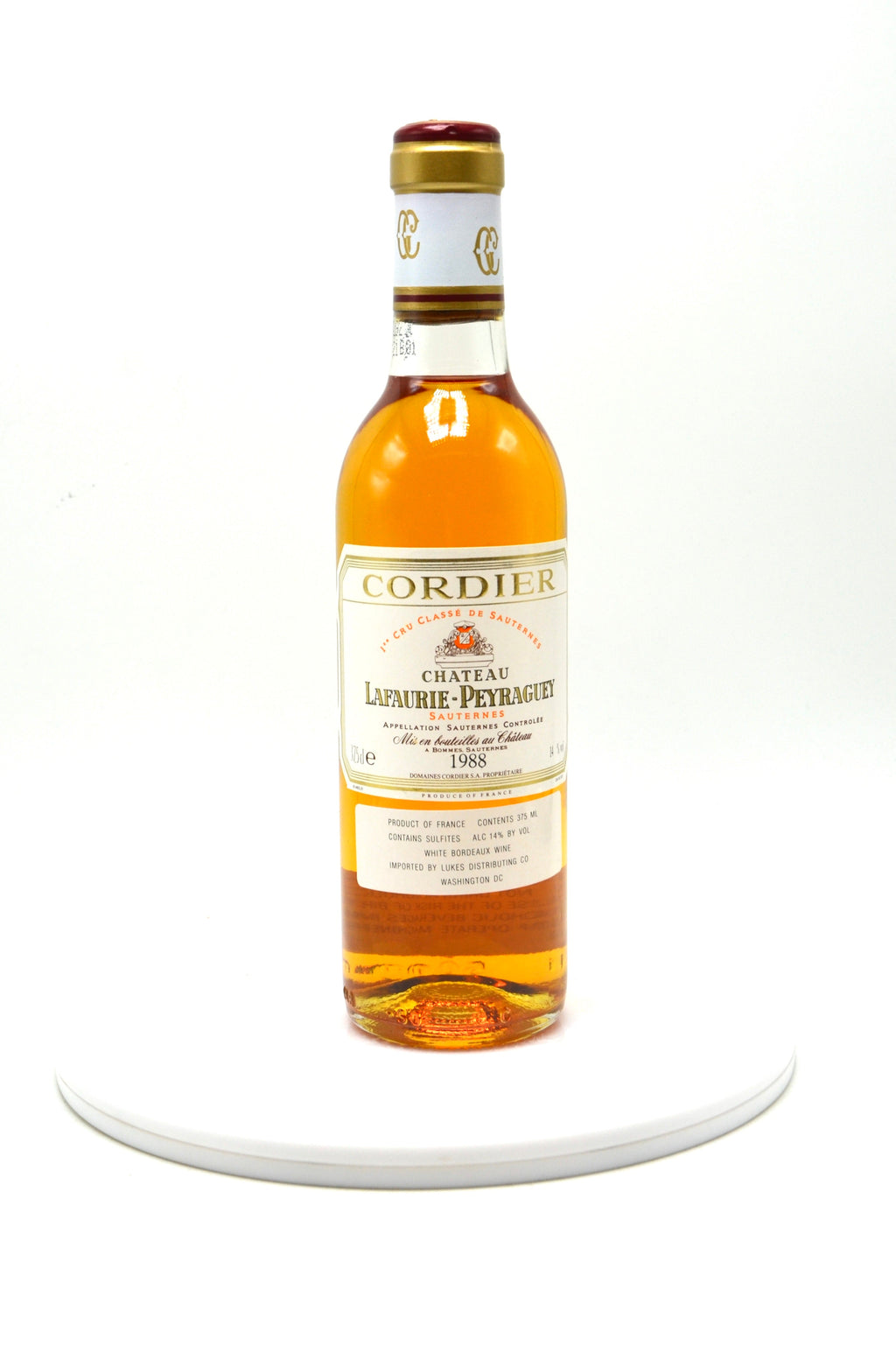 1988 Château Lafaurie-Peyraguey, Sauternes (half-bottle)