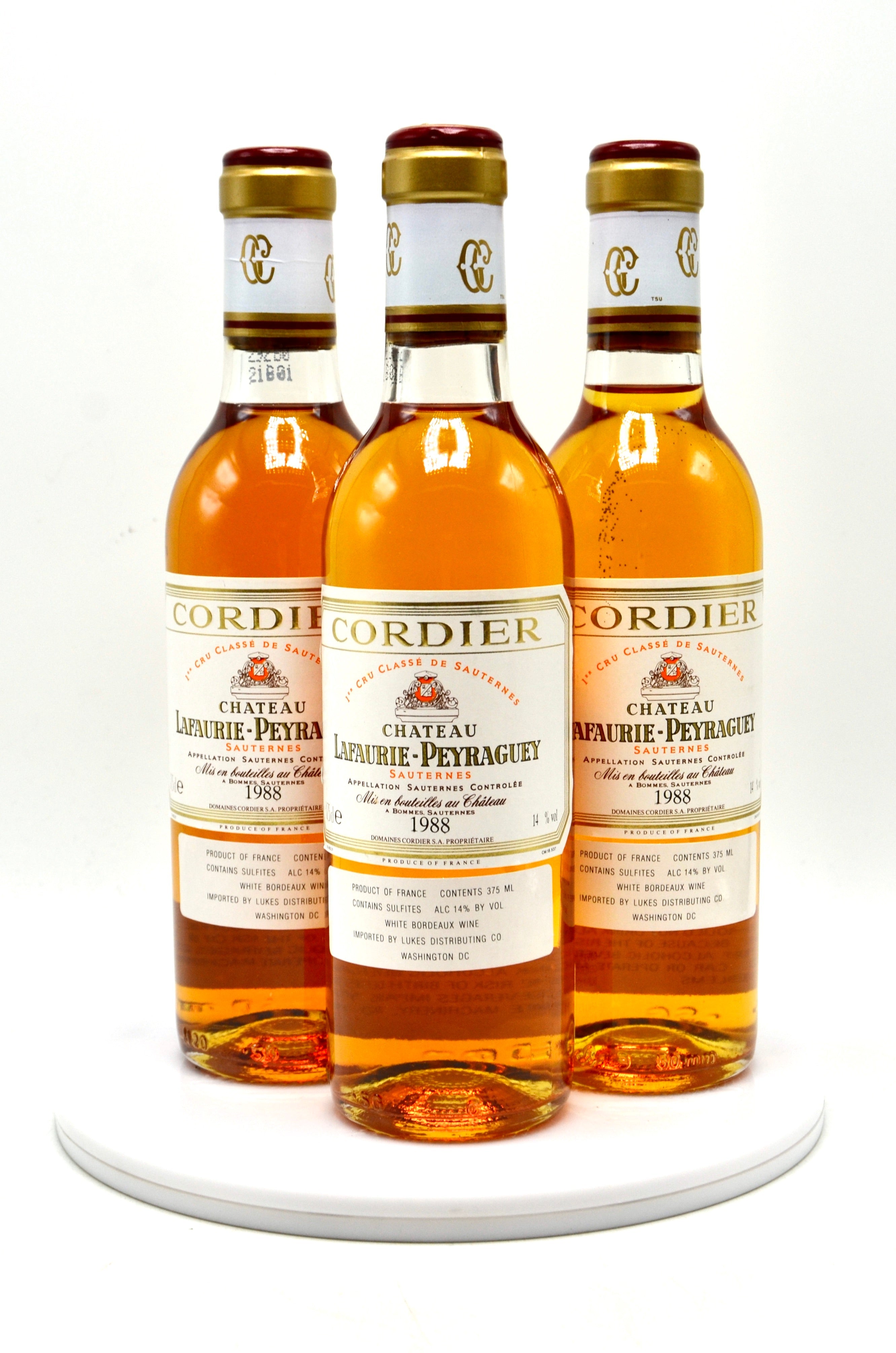 1988 Château Lafaurie-Peyraguey, Sauternes (half-bottle)